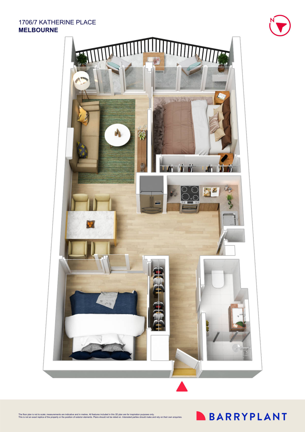 1706/7 Katherine Place, Melbourne, VIC 3000 - Thumbnail 1 - 04/06/2026