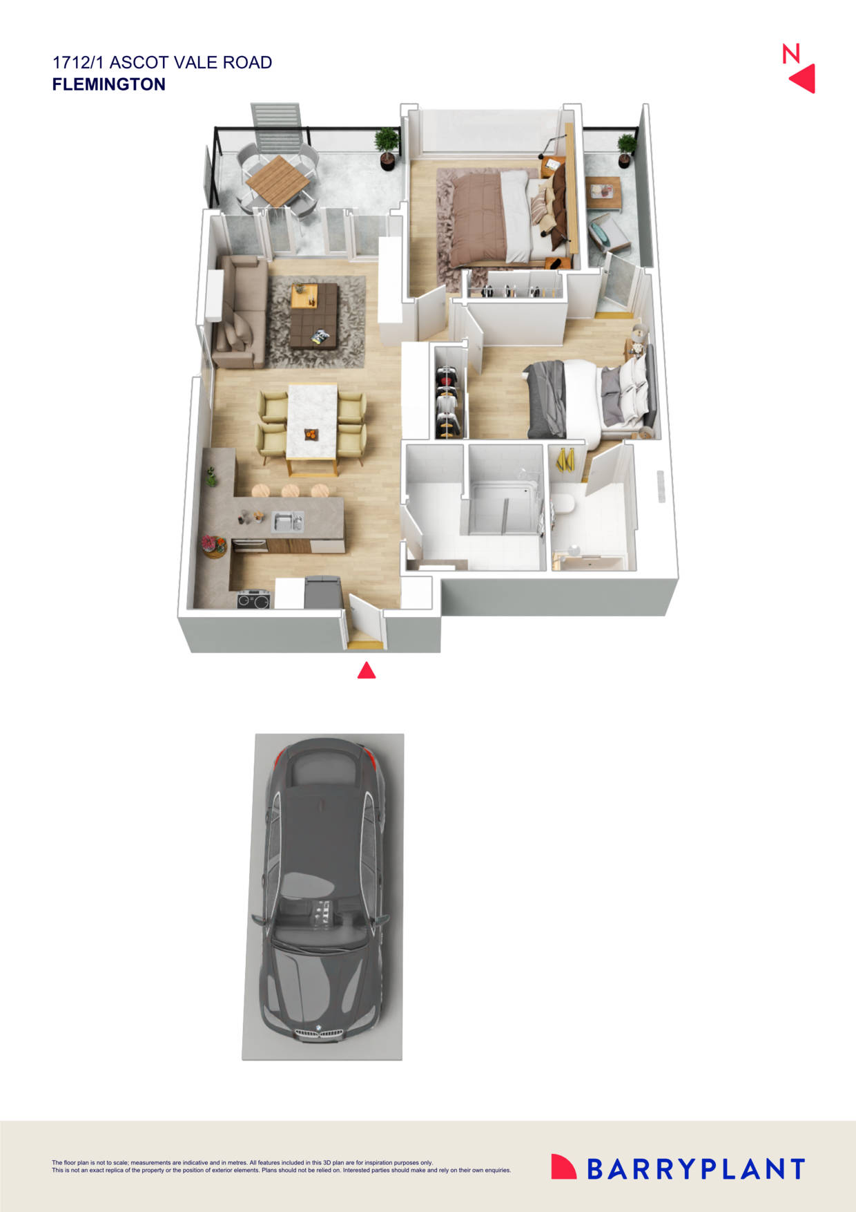 1712/1 Ascot Vale Road, Flemington, VIC 3031 - Thumbnail 1 - 08/07/2024