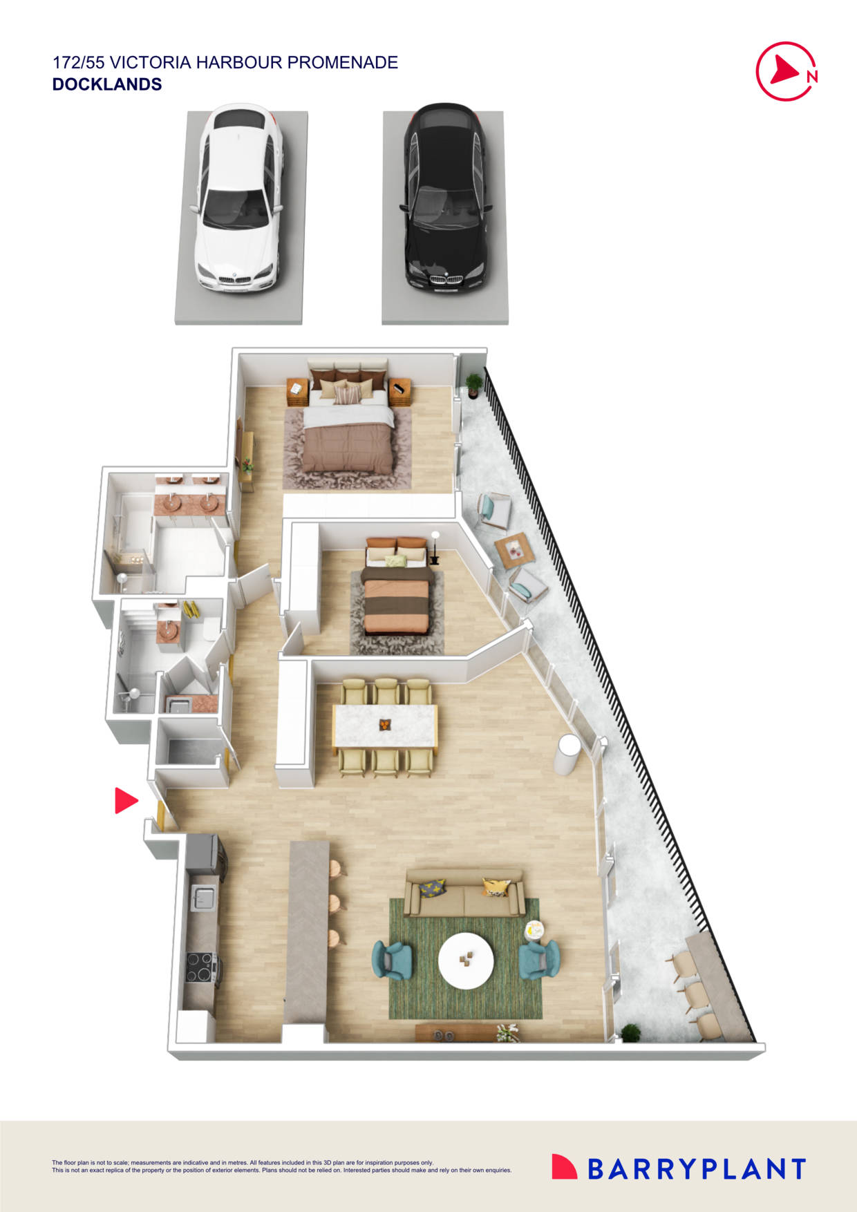 172/55 Victoria Harbour Promenade, Docklands, VIC 3008 - Thumbnail 1 - 18/02/2025