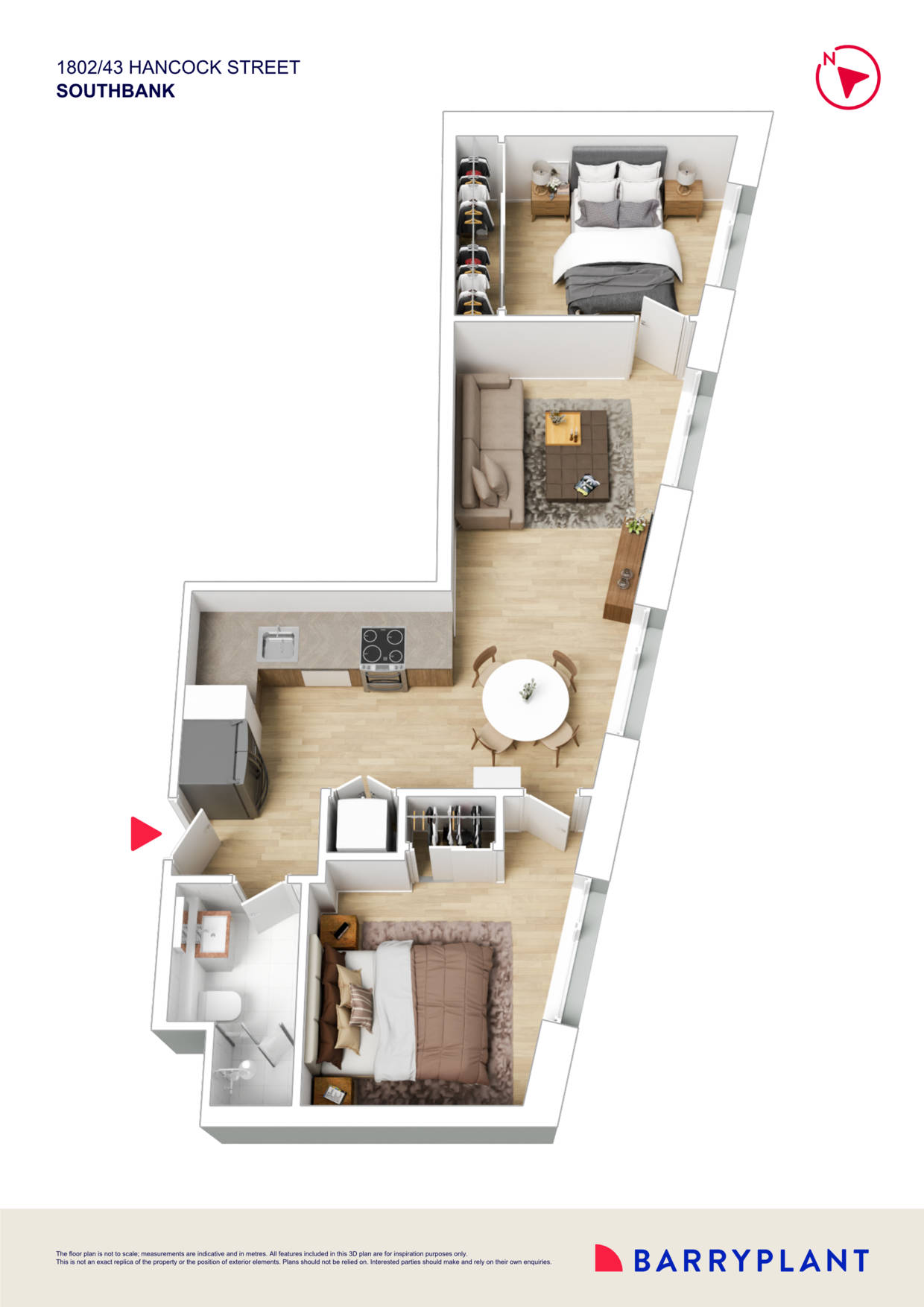 1802/43 Hancock Street, Southbank, VIC 3006 - Thumbnail 1 - 16/02/2026