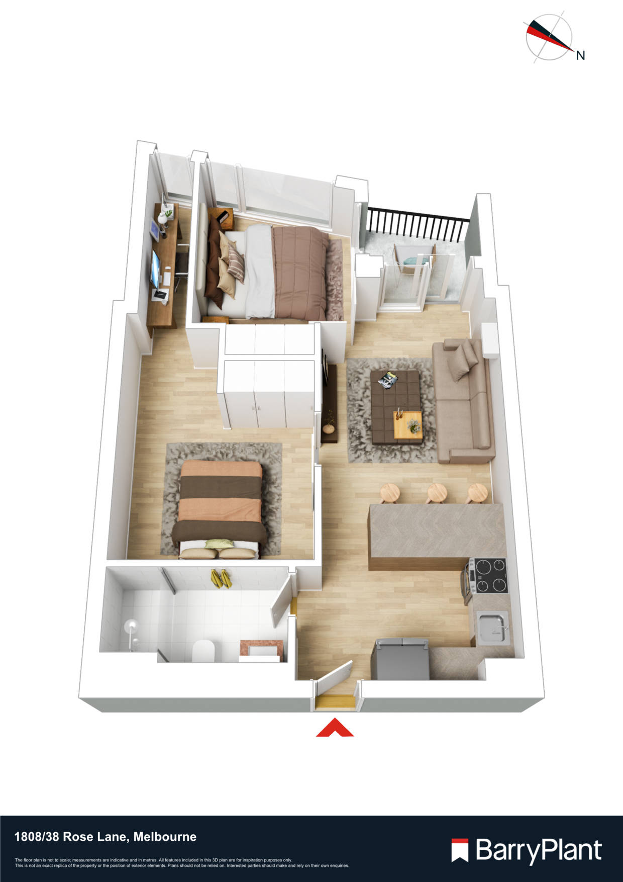 1808/38 Rose Lane, Melbourne, VIC 3000 - Thumbnail 1 - 09/10/2023