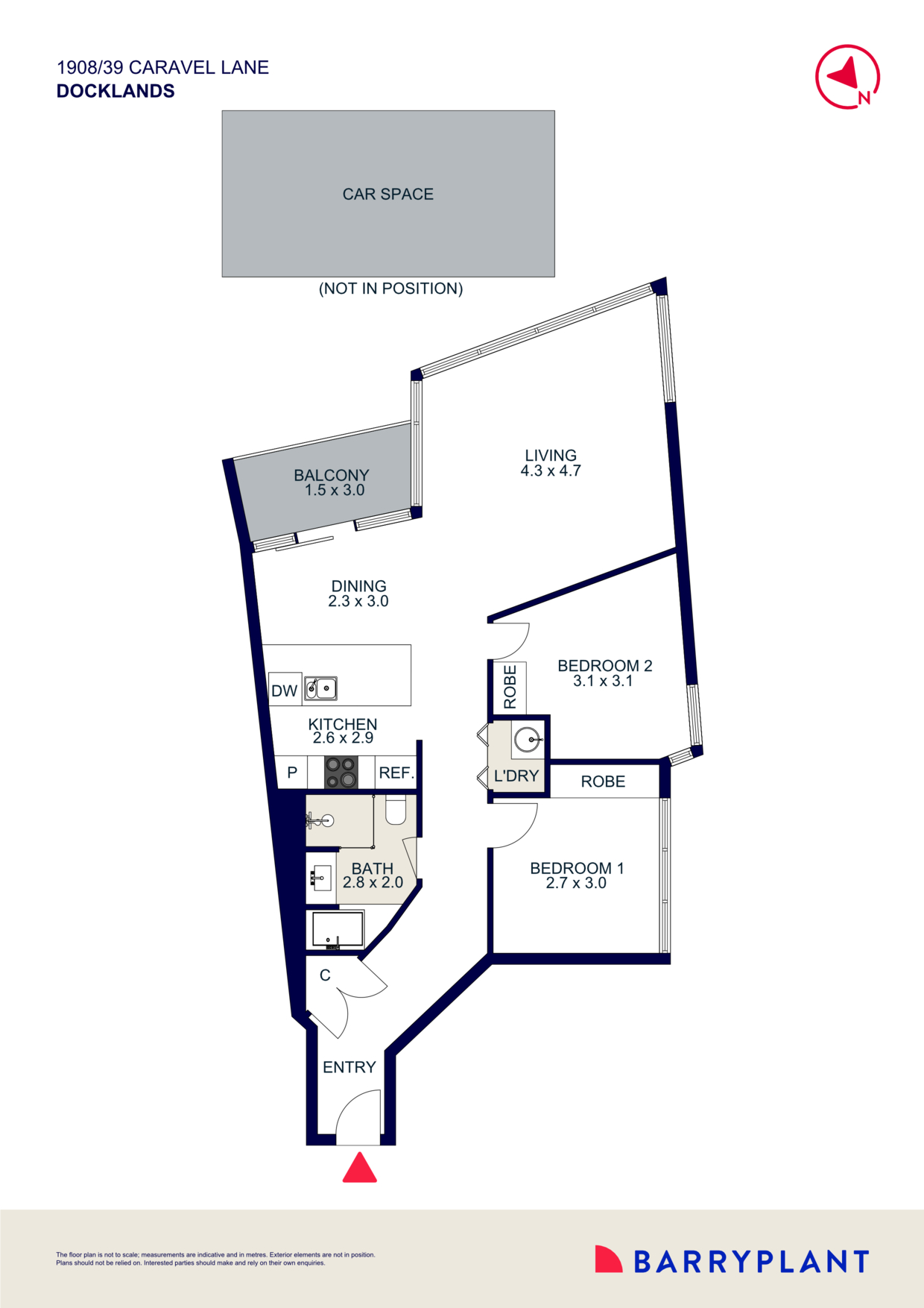 1908/39 Caravel Lane, Docklands, VIC 3008 - Thumbnail 1 - 18/06/2026