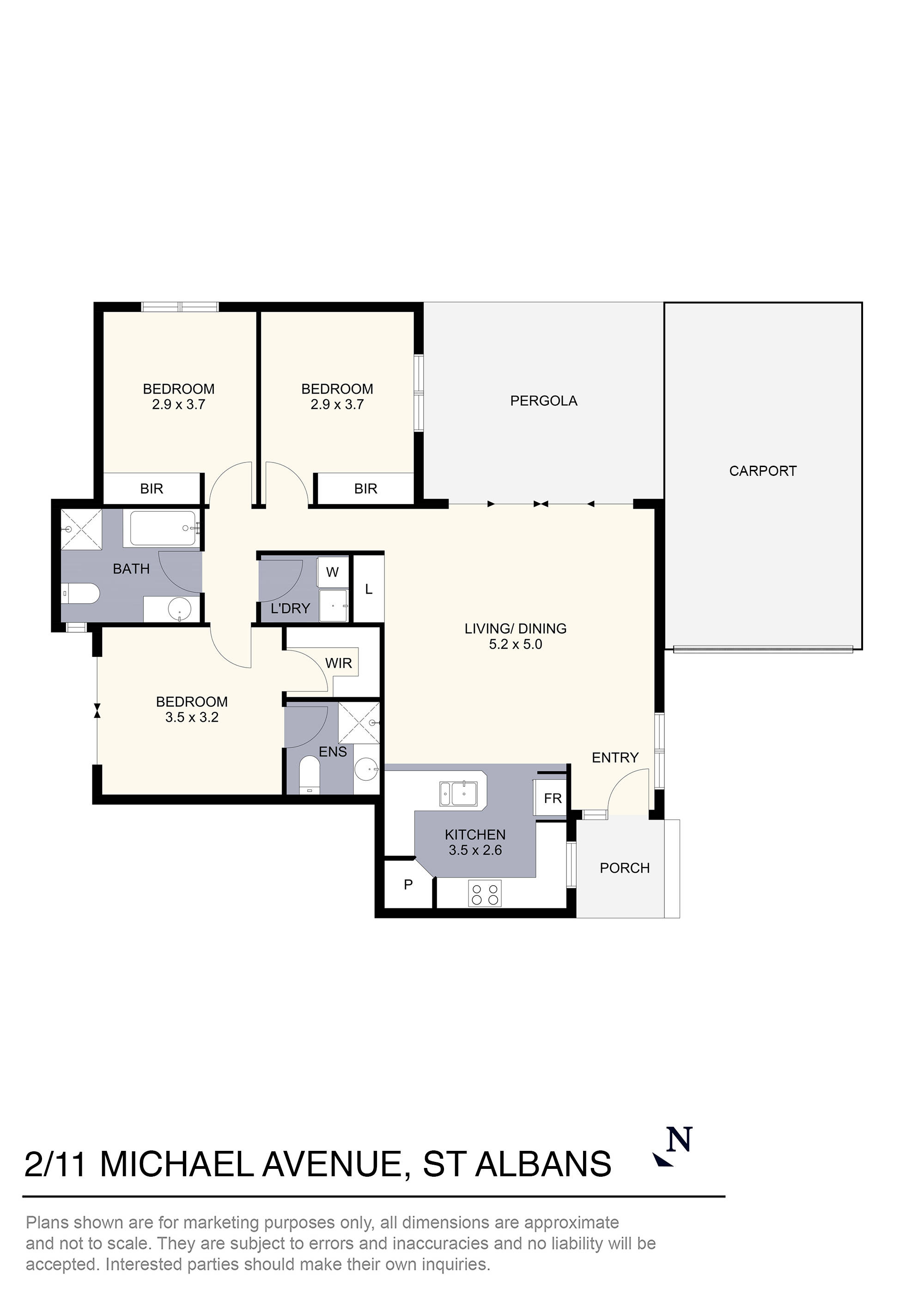 2/11 Michael Avenue, St Albans, VIC 3021 - Thumbnail 1 - 09/09/2024
