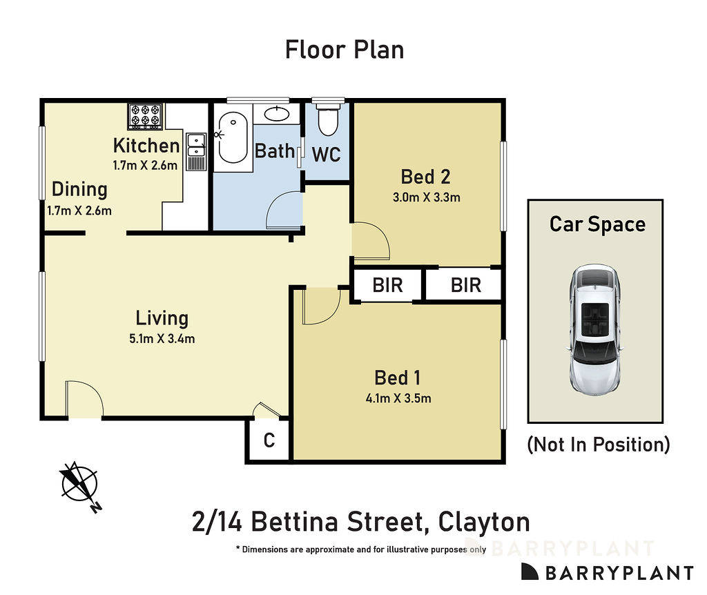 2/14 Bettina Street, Clayton, VIC 3168 - Thumbnail 1 - 23/01/2024