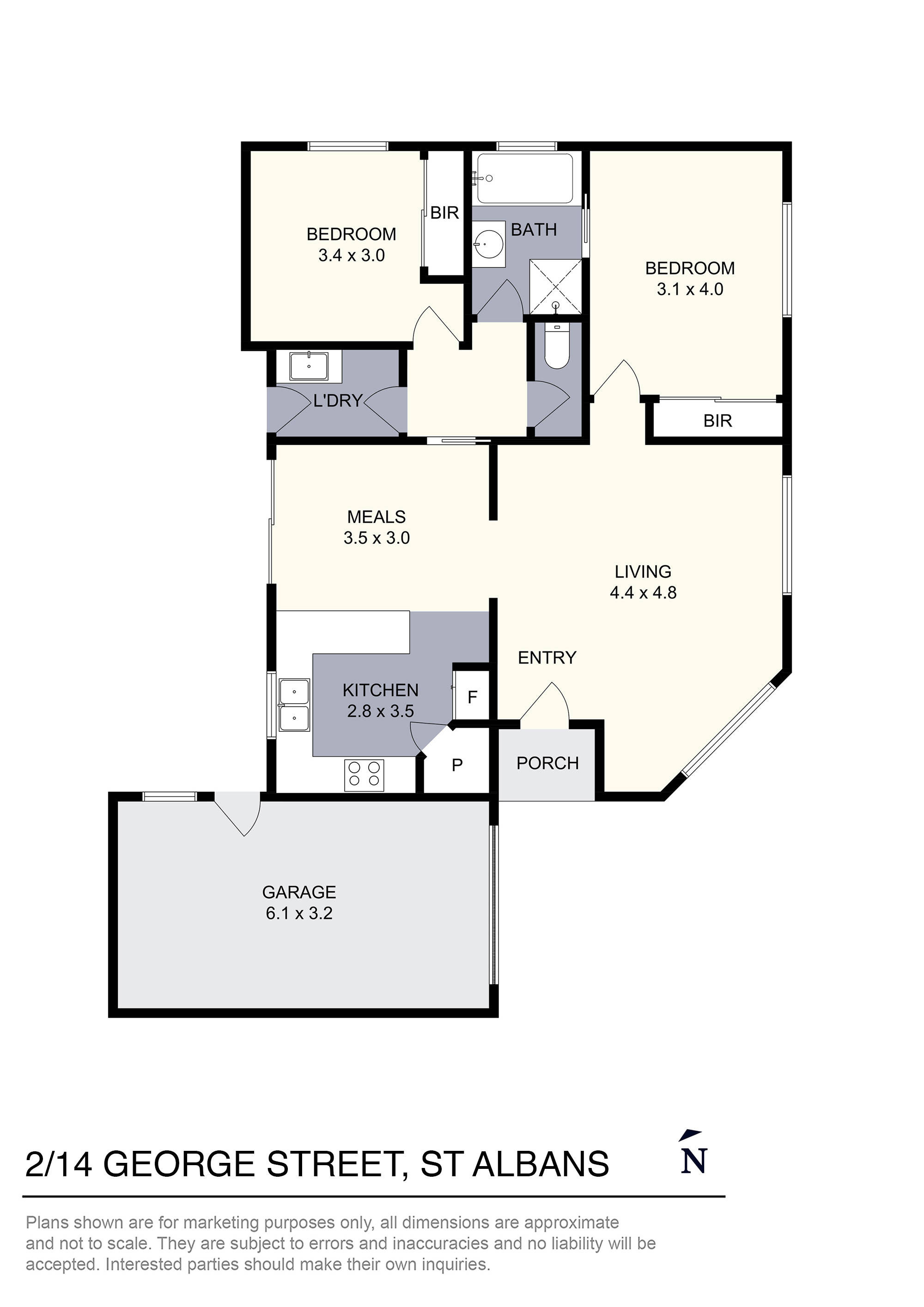 2/14 George Street, St Albans, VIC 3021 - Thumbnail 1 - 11/09/2023
