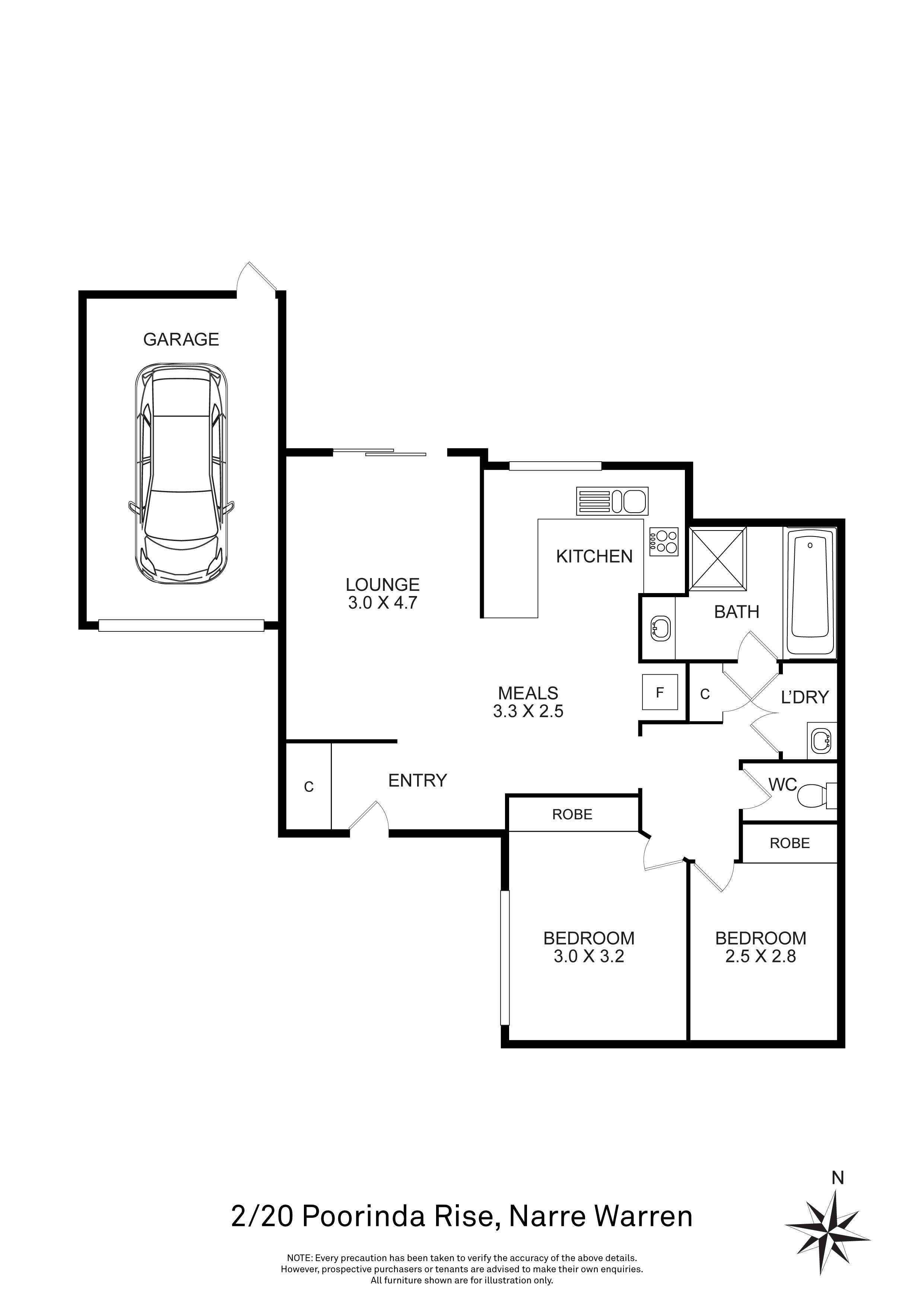 2/20 Poorinda Rise, Narre Warren, VIC 3805 - Thumbnail 1 - 12/04/2023