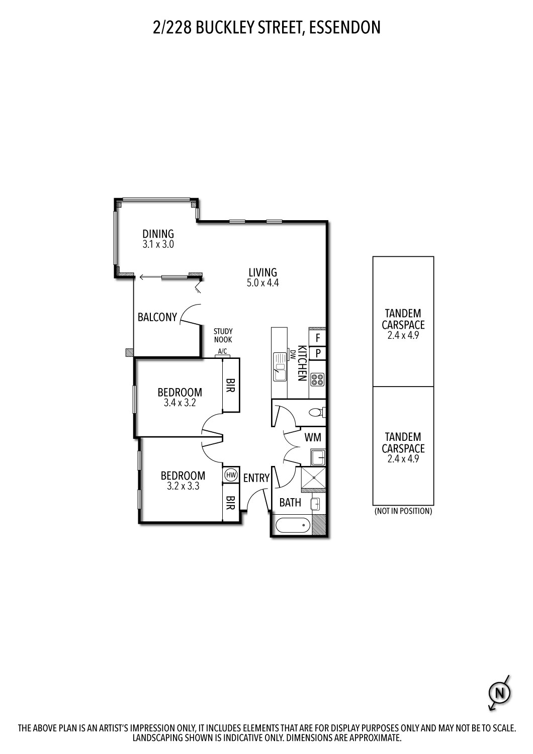 2/228 Buckley Street, Essendon, VIC 3040 - Thumbnail 1 - 04/08/2023