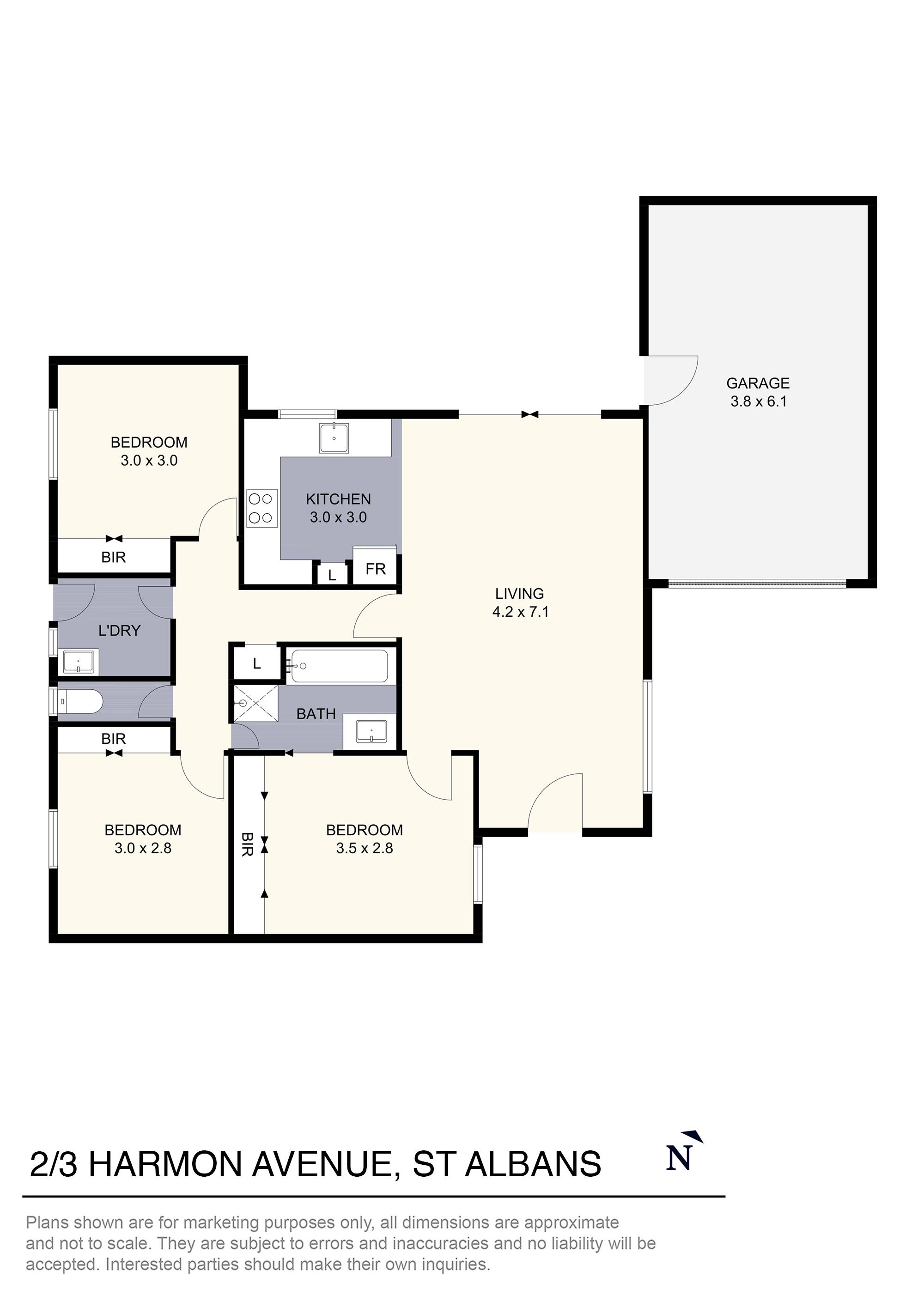 2/3 Harmon Avenue, St Albans, VIC 3021 - Thumbnail 1 - 26/08/2025