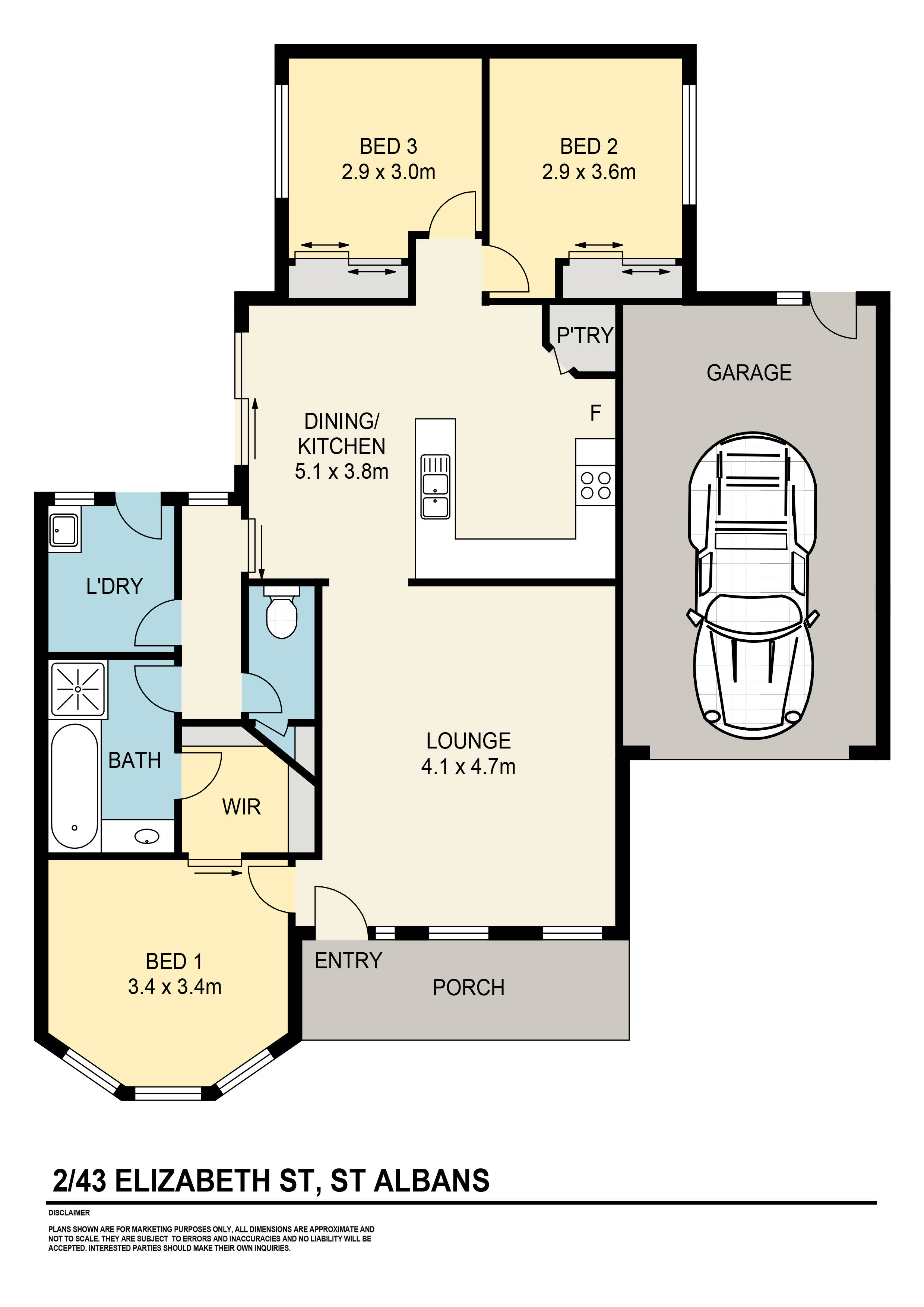 2/43 Elizabeth Street, St Albans, VIC 3021 - Thumbnail 1 - 13/01/2023