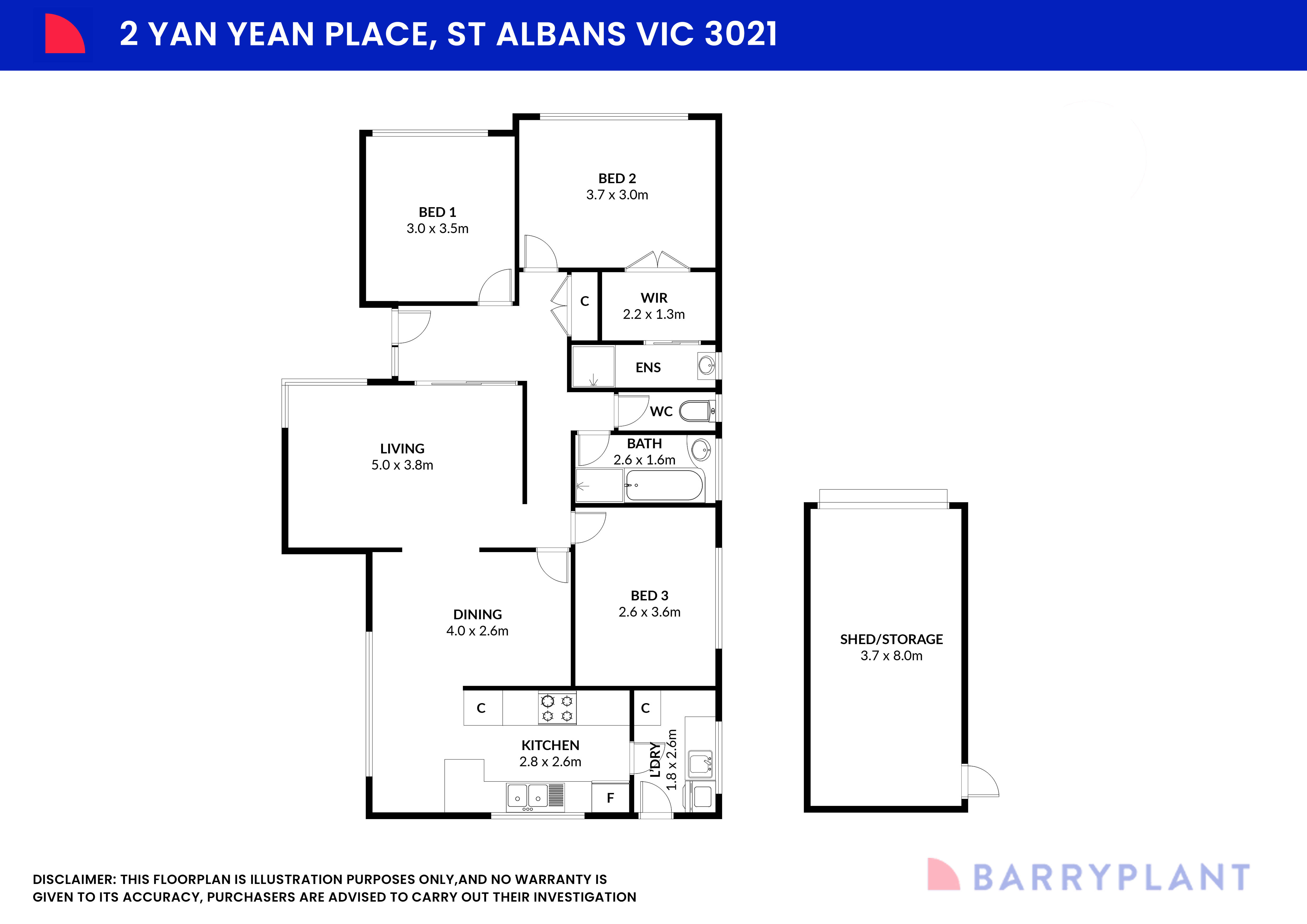 2 Yan Yean Place, St Albans, VIC 3021 - Thumbnail 1 - 21/05/2025
