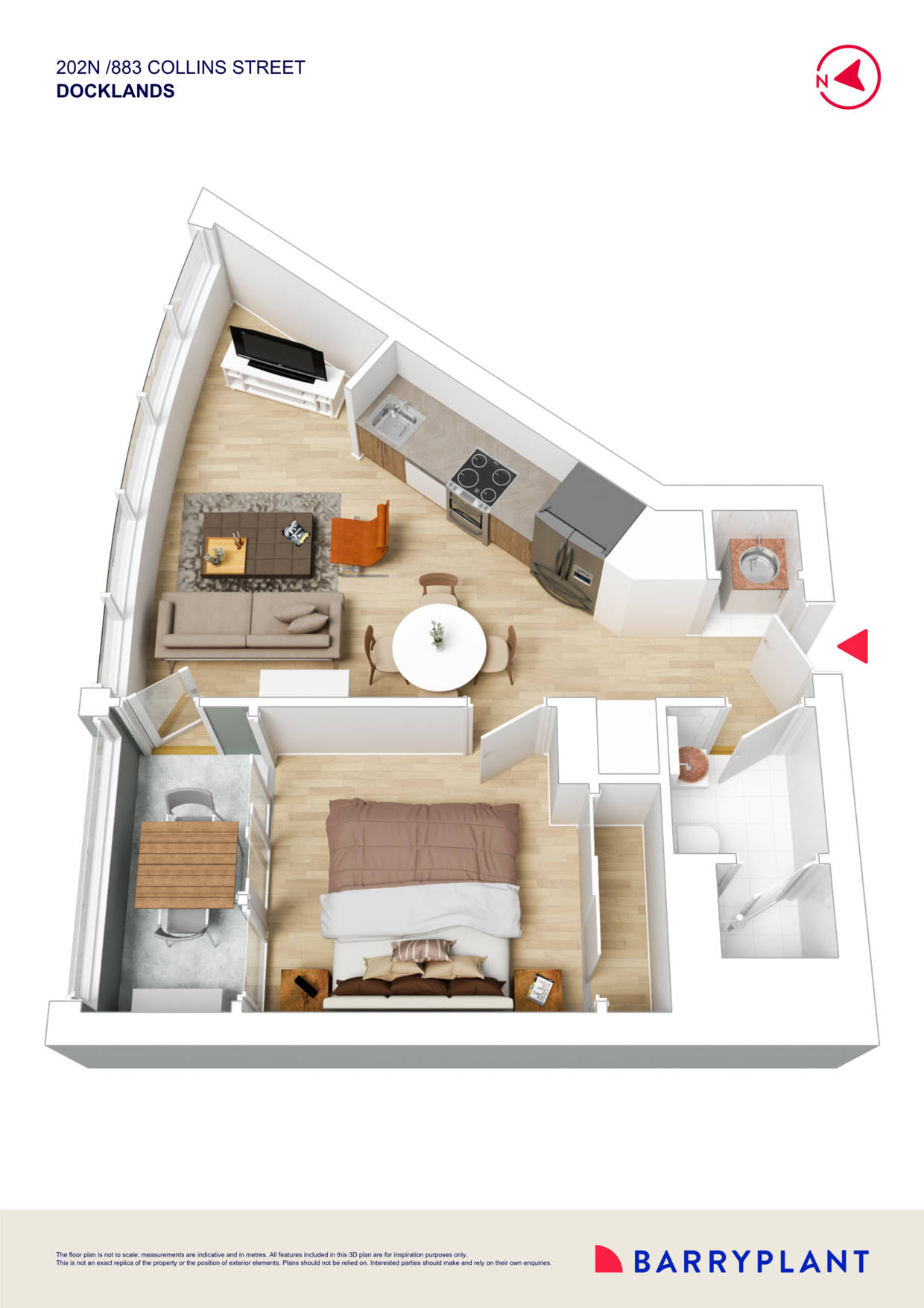 202N/883 Collins Street, Docklands, VIC 3008 - Thumbnail 1 - 08/05/2025