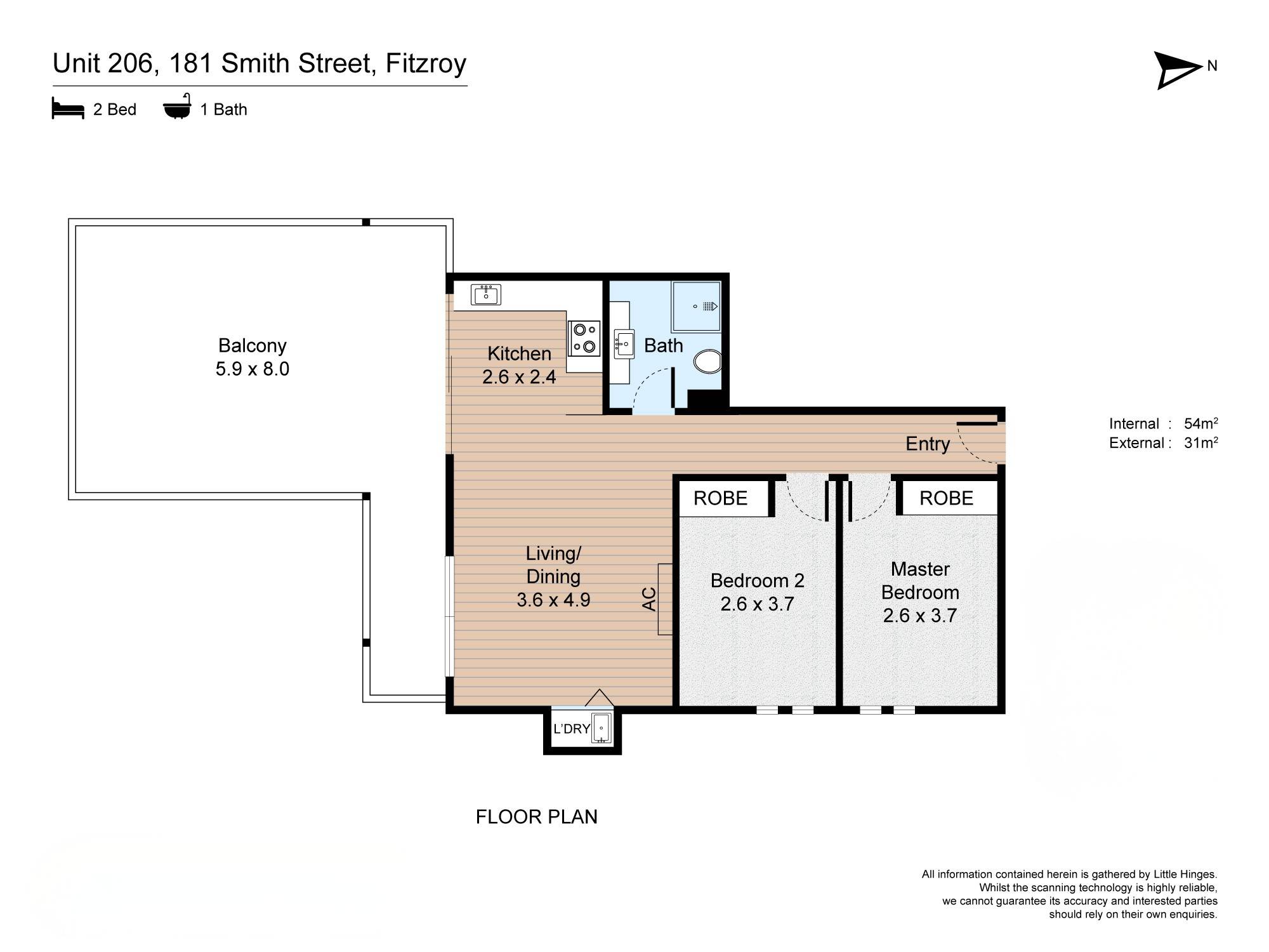 206/181 Smith Street, Fitzroy, VIC 3065 - Thumbnail 1 - 24/09/2025