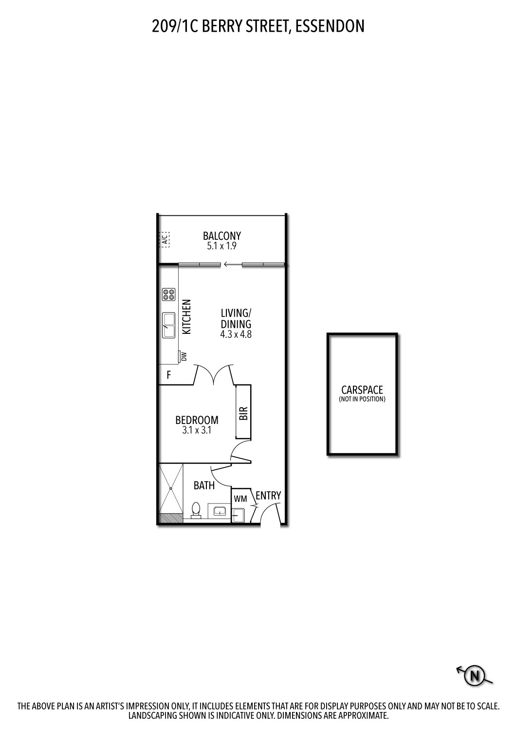 209/1C Berry Street, Essendon North, VIC 3041 - Thumbnail 1 - 04/06/2024