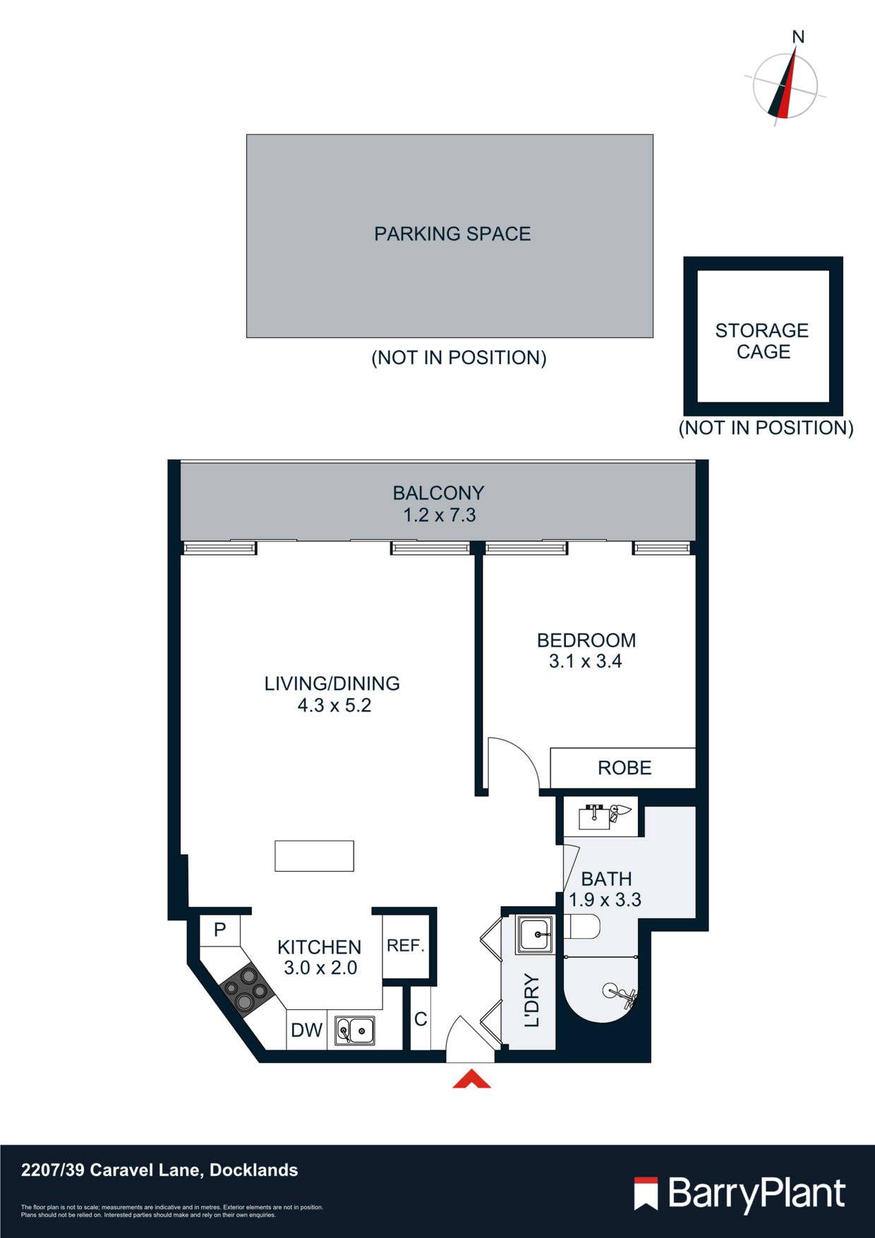 2207/39 Caravel Lane, Docklands, VIC 3008 - Thumbnail 1 - 03/02/2023