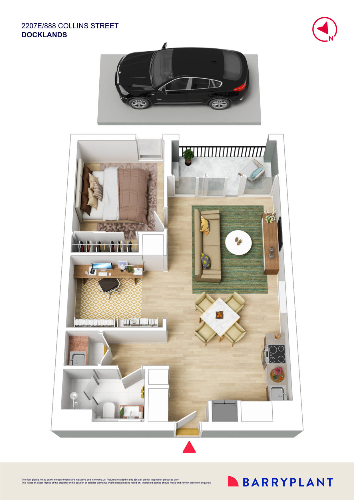 2207E/888 Collins Street, Docklands, VIC 3008 - Thumbnail 1 - 22/09/2026