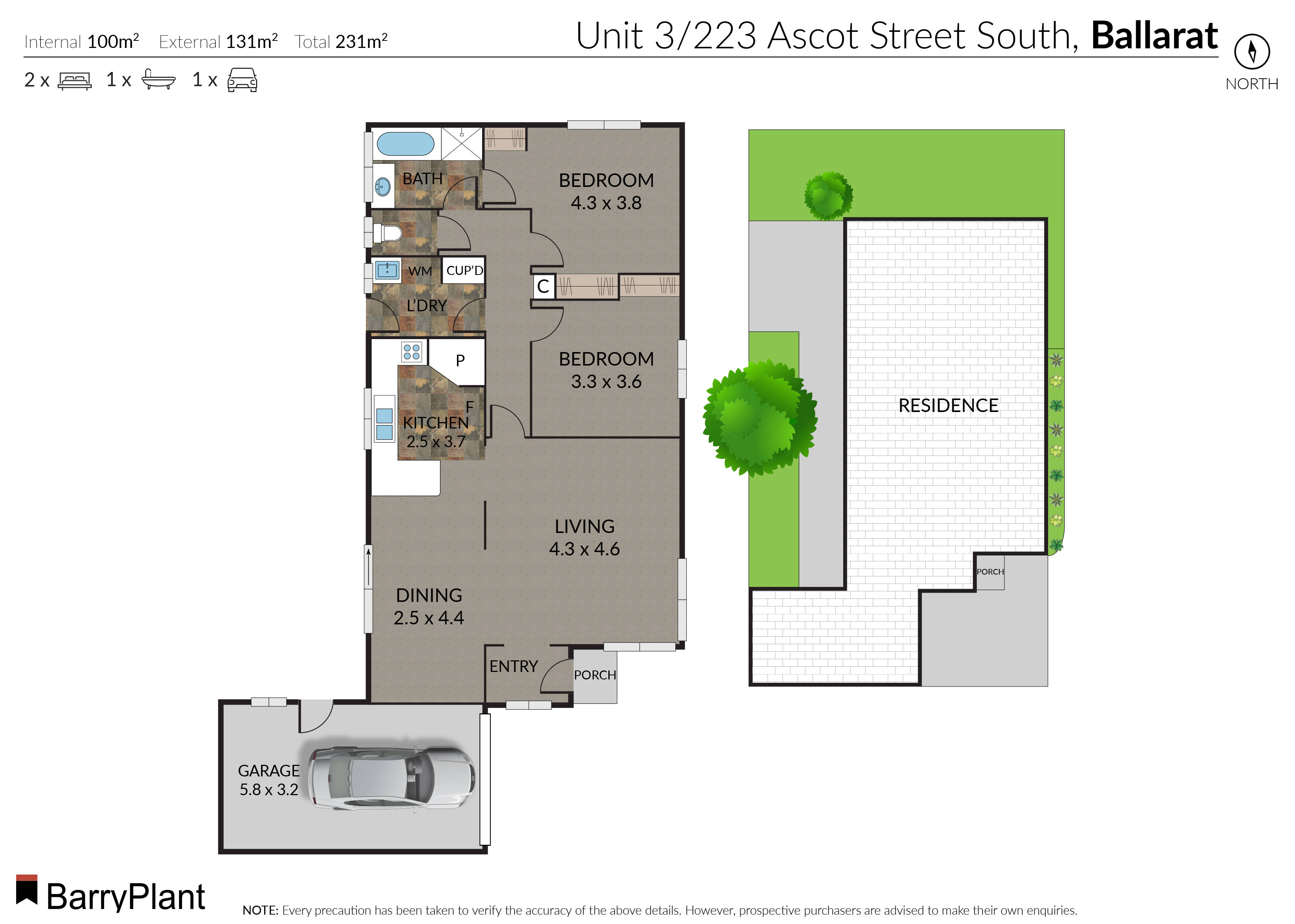 2,3/223 Ascot Street South, Ballarat Central, VIC 3350 - Thumbnail 1 - 21/01/2022