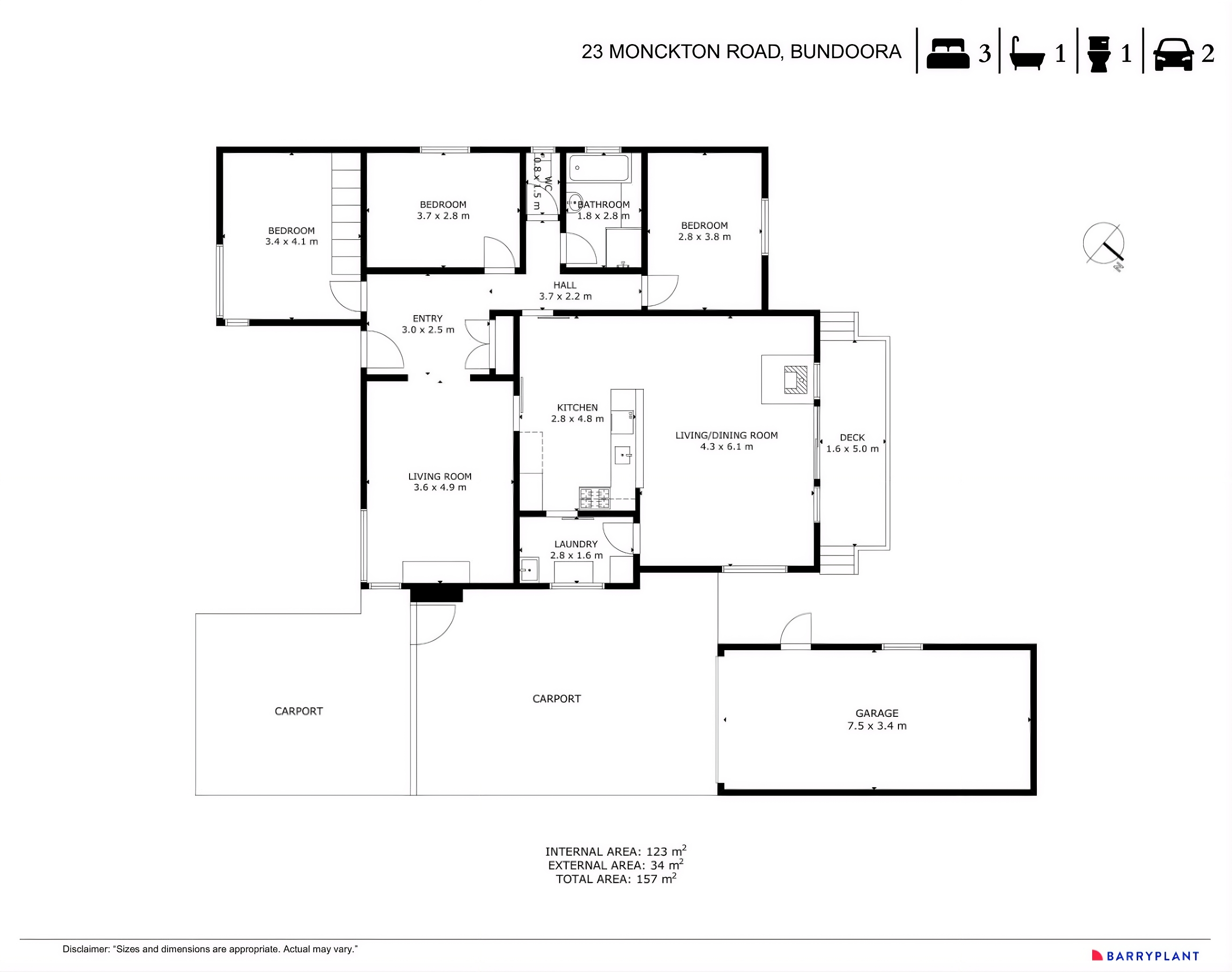 23 Monckton Road, Bundoora, VIC 3083 - Thumbnail 1 - 05/02/2026