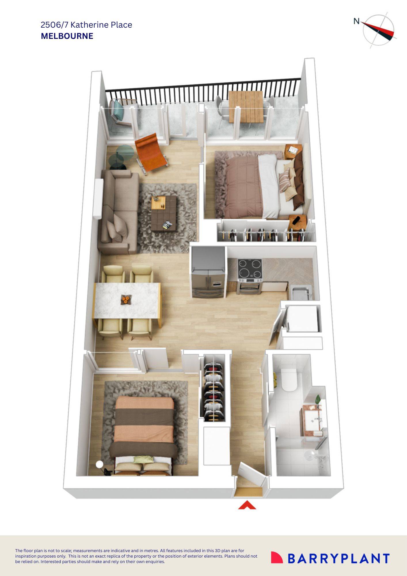 2506/7 Katherine Place, Melbourne, VIC 3000 - Thumbnail 1 - 20/02/2026