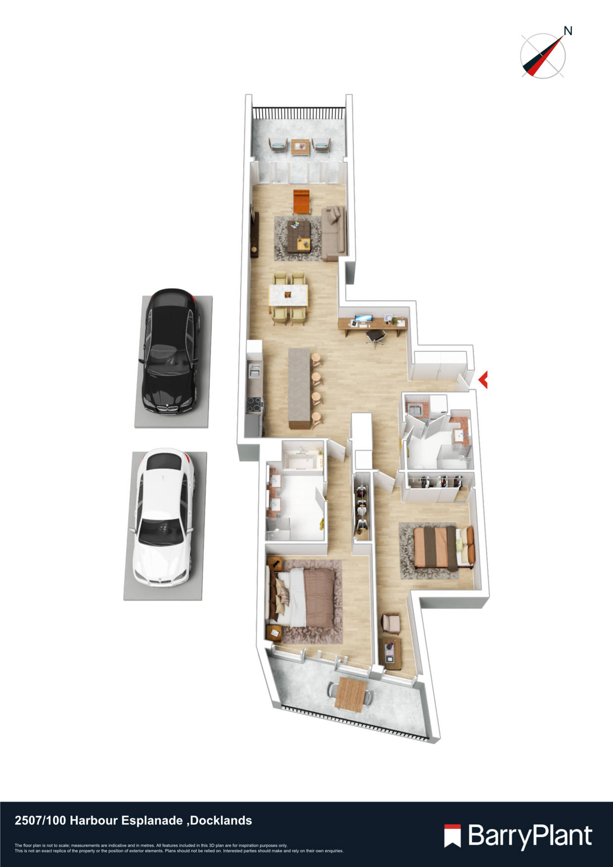 2507/100 Harbour Esplanade, Docklands, VIC 3008 - Thumbnail 1 - 15/02/2023