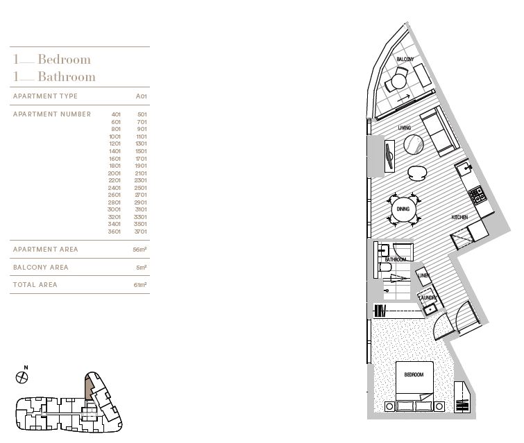 2601/628 FLINDERS, Docklands, VIC 3008 - Thumbnail 1 - 21/11/2022