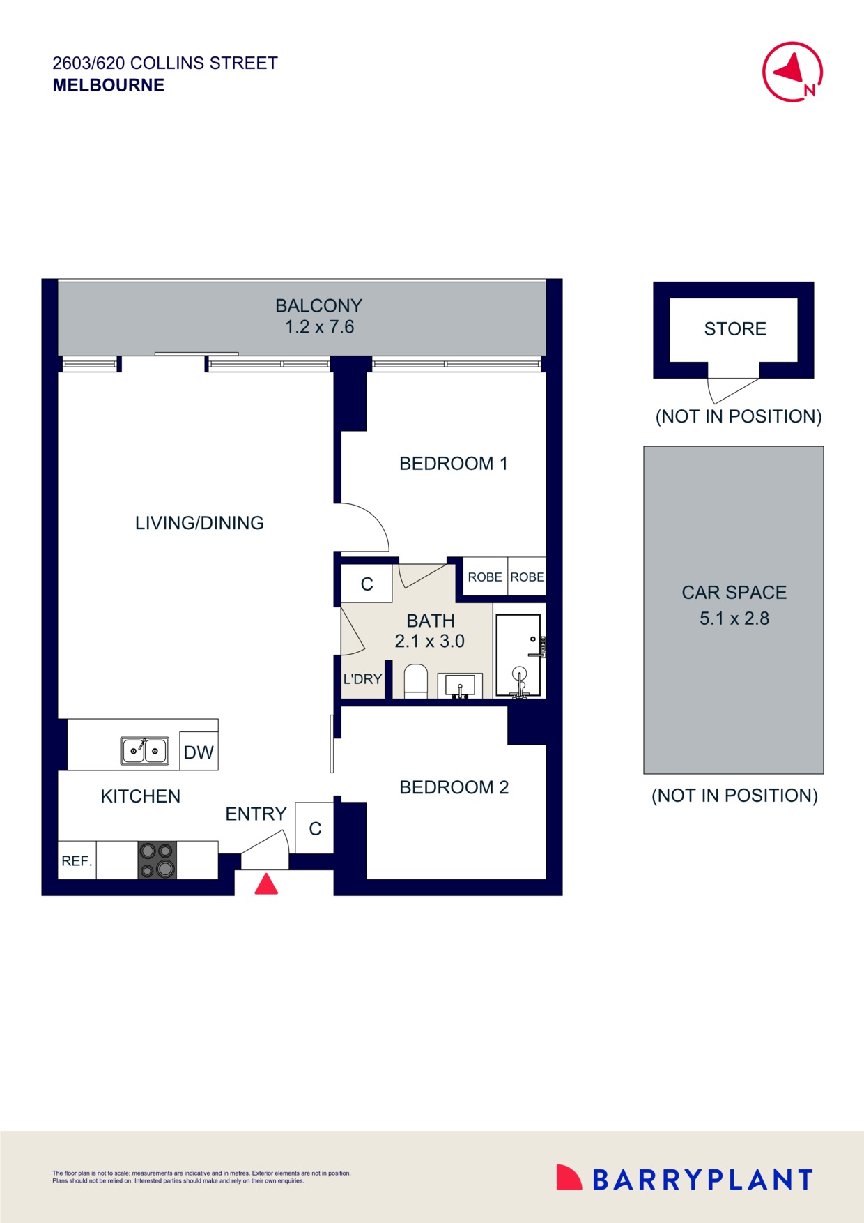 2603/620 Collins Street, Melbourne, VIC 3000 - Thumbnail 1 - 27/01/2026