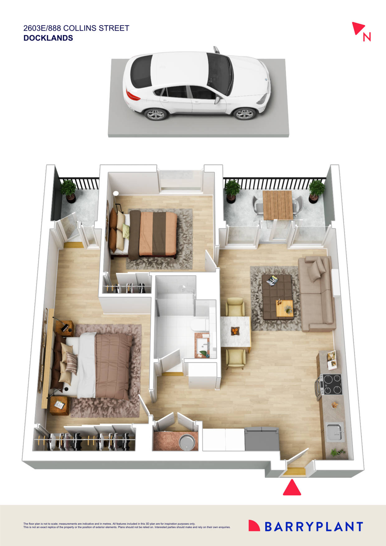 2603E/888 Collins Street, Docklands, VIC 3008 - Thumbnail 1 - 16/02/2024