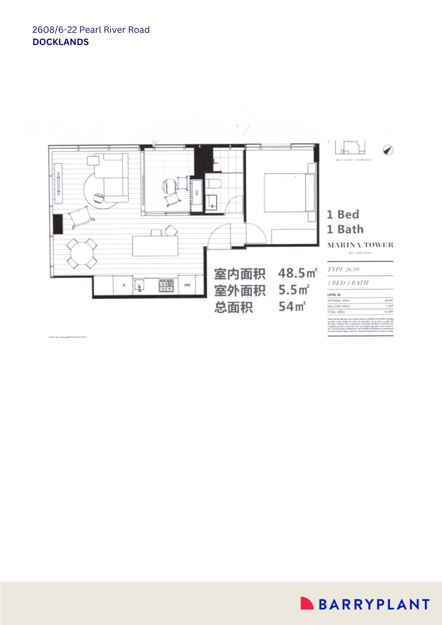 2608/6-22 Pearl River Road, Docklands, VIC 3008 - Thumbnail 1 - 17/10/2025