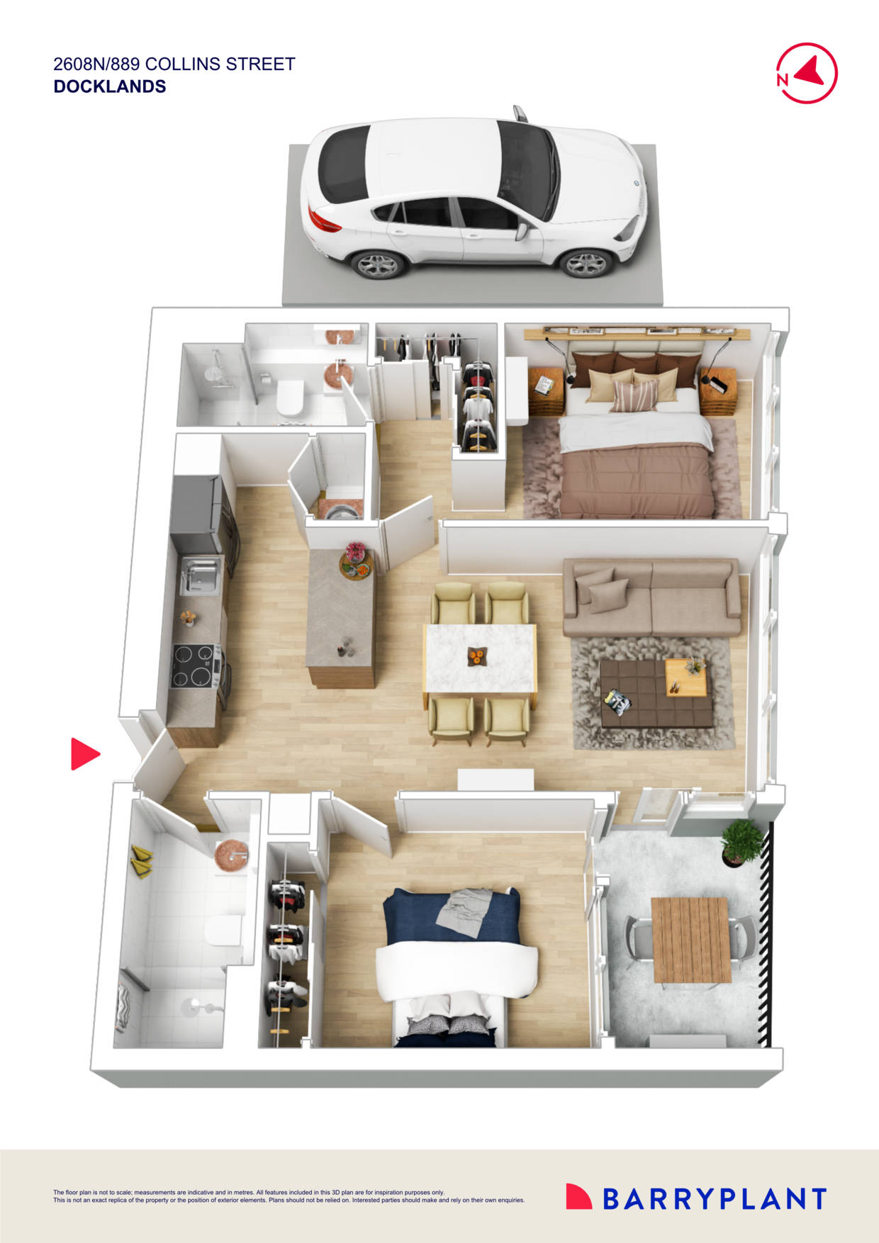 2608N/889 Collins Street, Docklands, VIC 3008 - Thumbnail 1 - 25/10/2024