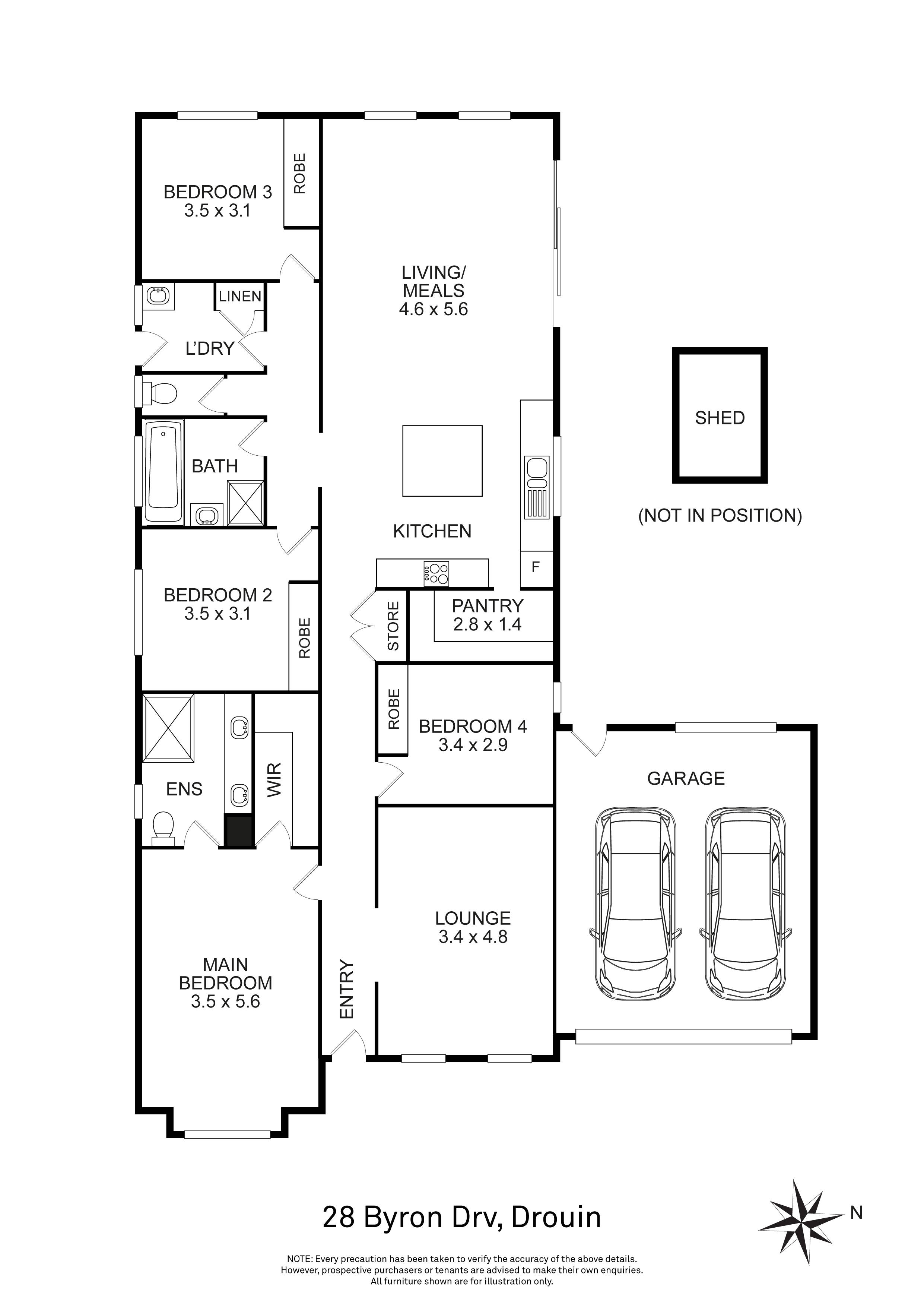 28 Byron Drive, Drouin, VIC 3818 - Thumbnail 1 - 03/09/2025