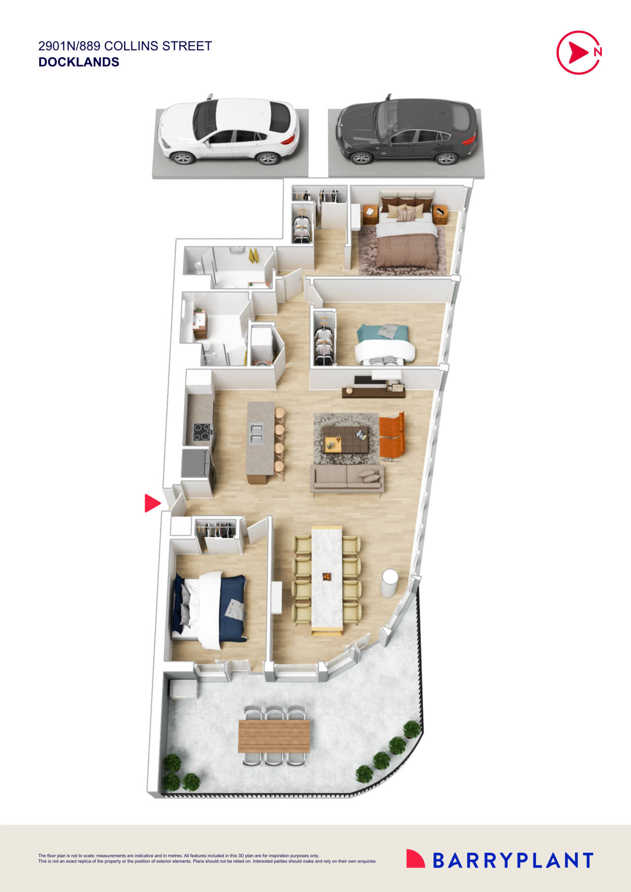 2901N/889 Collins Street, Docklands, VIC 3008 - Thumbnail 1 - 02/10/2024