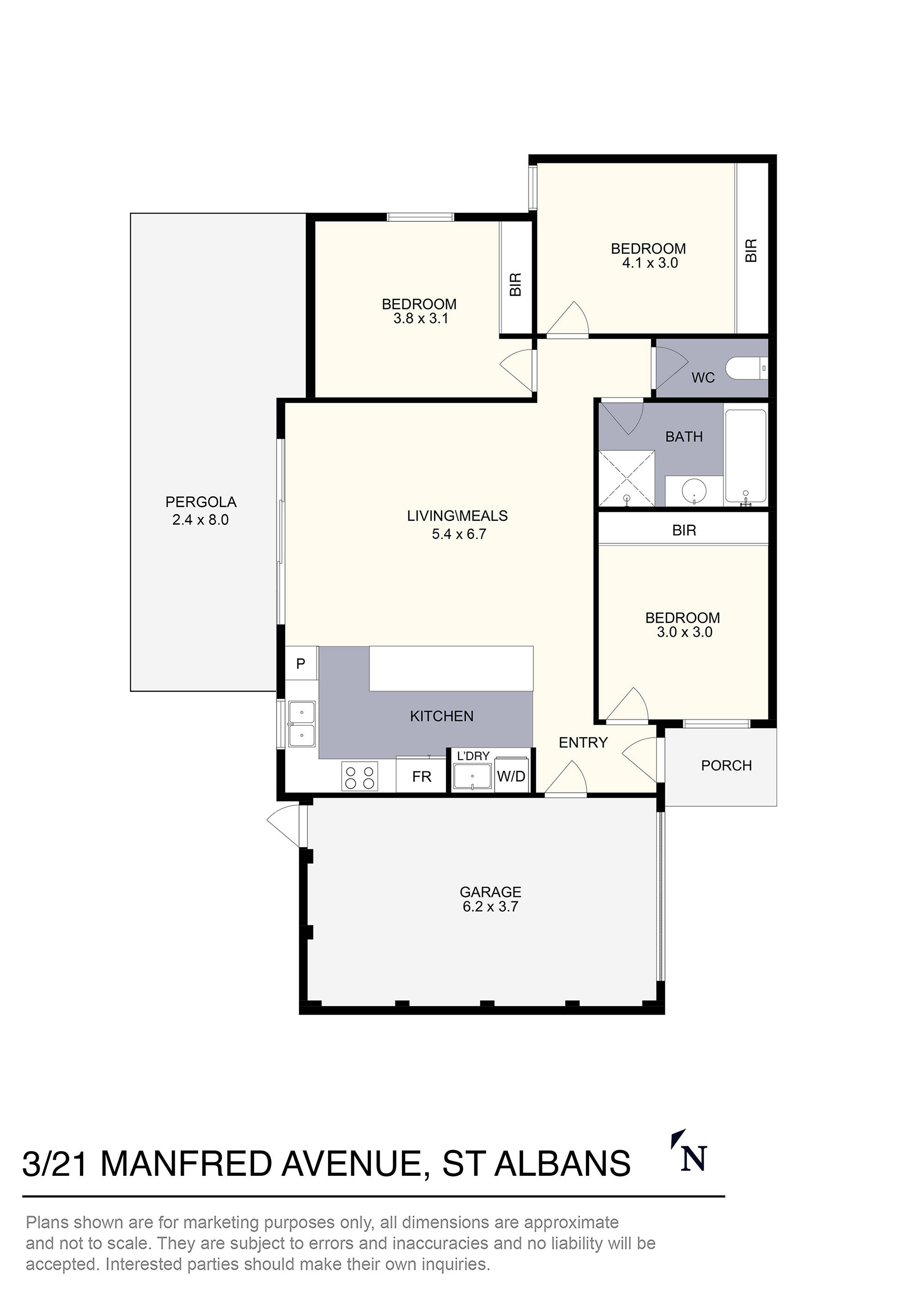 3/21 Manfred Avenue, St Albans, VIC 3021 - Thumbnail 1 - 21/08/2025