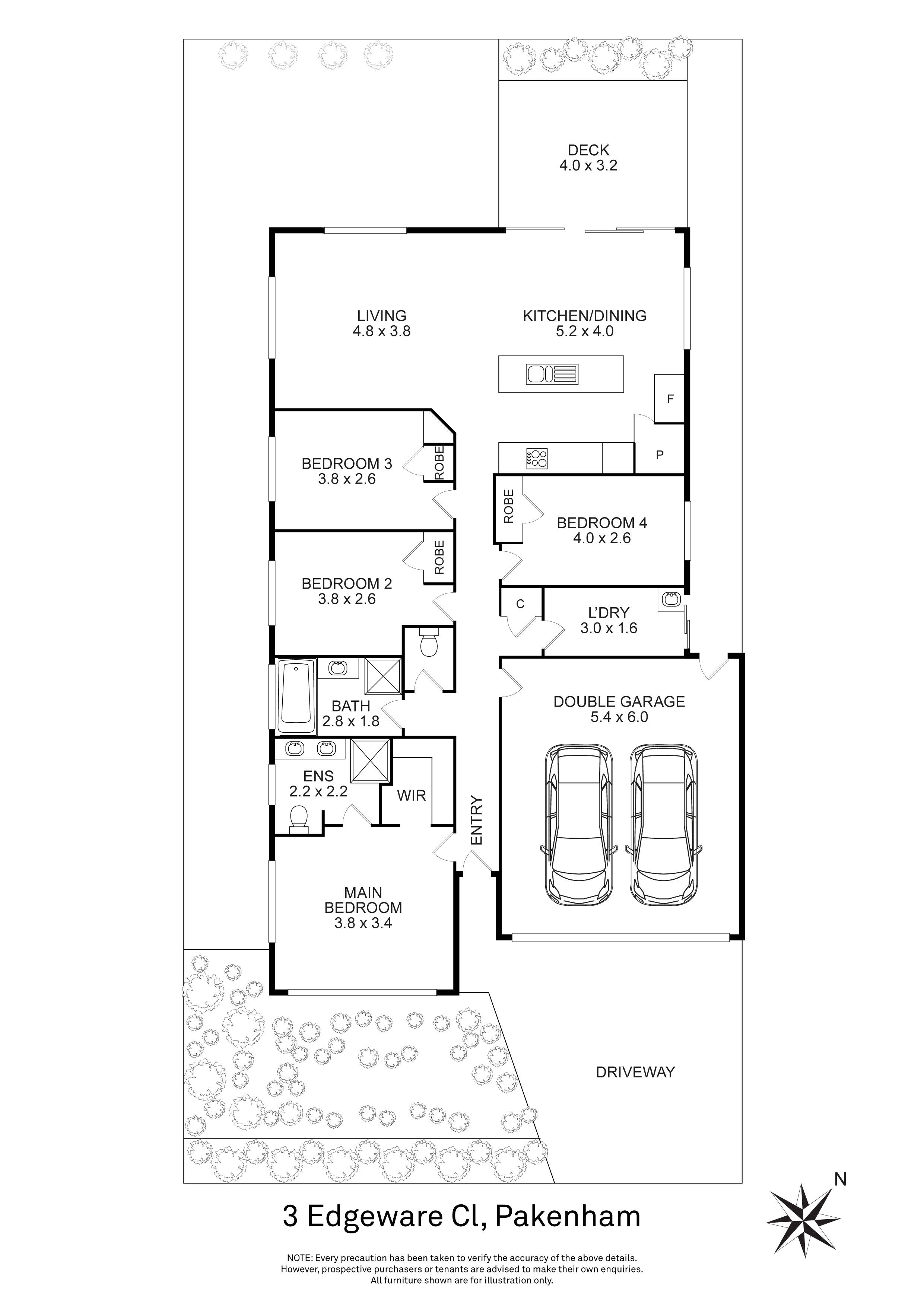 3 Edgeware Close, Pakenham, VIC 3810 - Thumbnail 1 - 30/09/2024