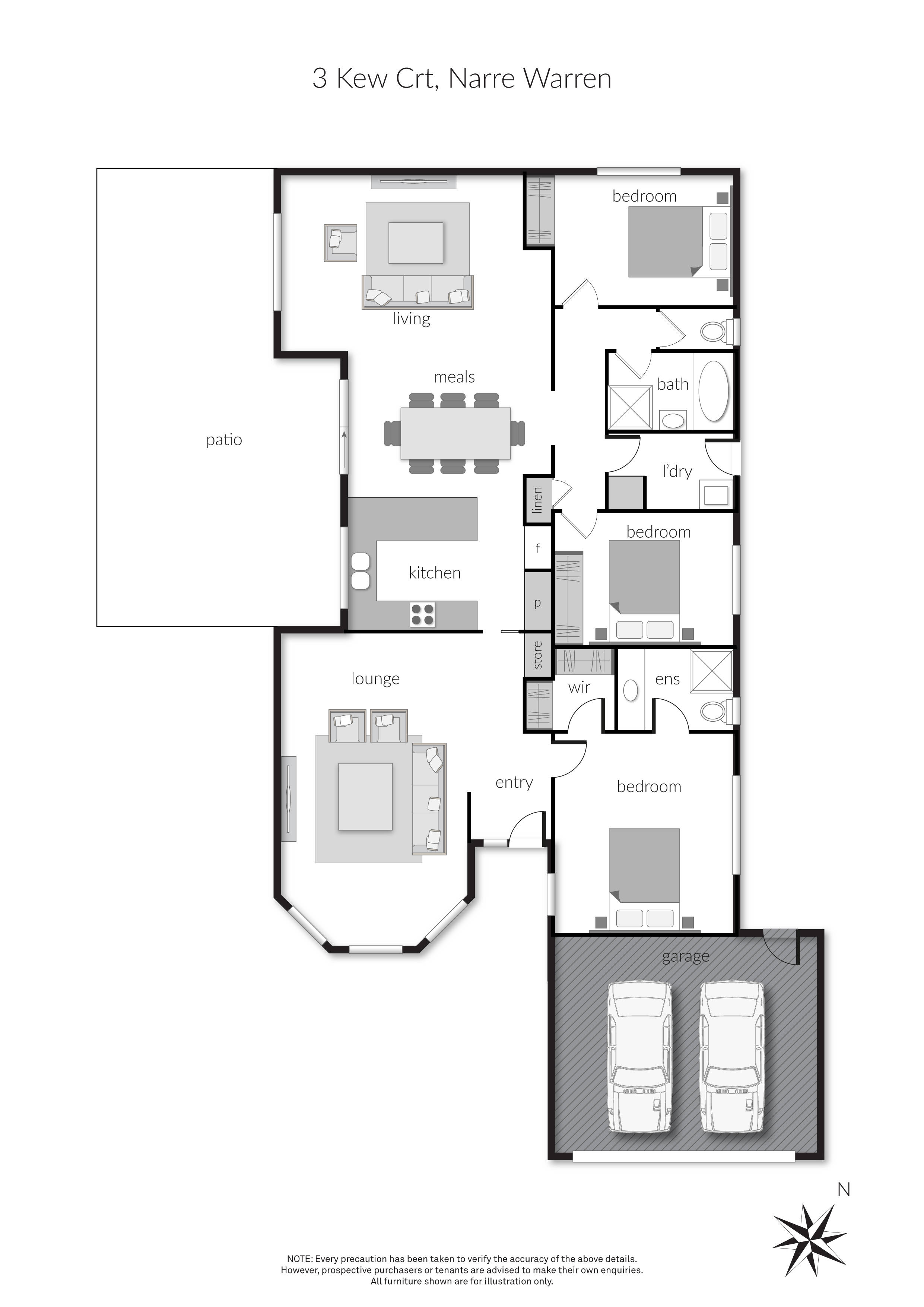 3 Kew Court, Narre Warren, VIC 3805 - Thumbnail 1 - 19/06/2024