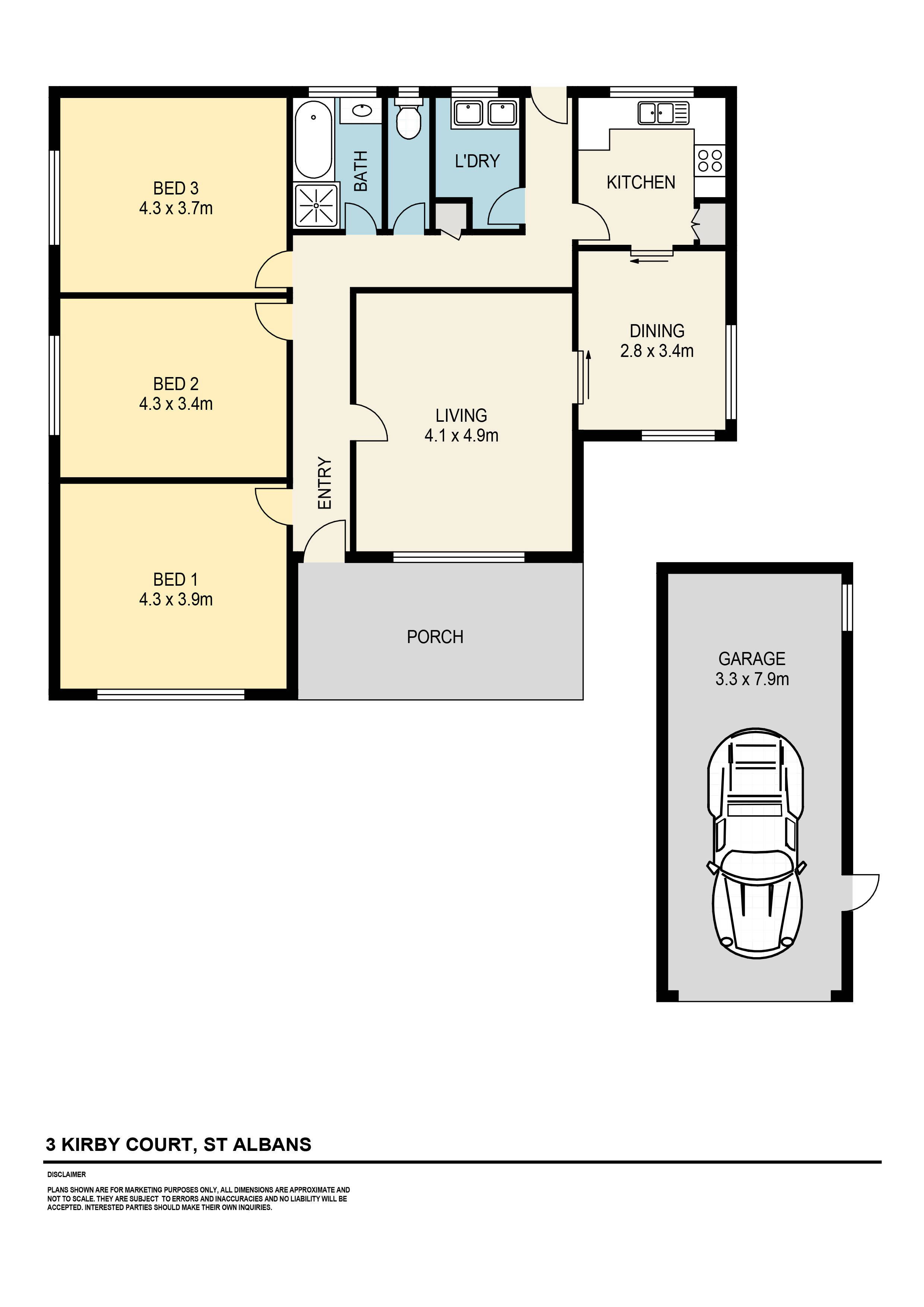 3 Kirby Court, St Albans, VIC 3021 - Thumbnail 1 - 12/07/2022