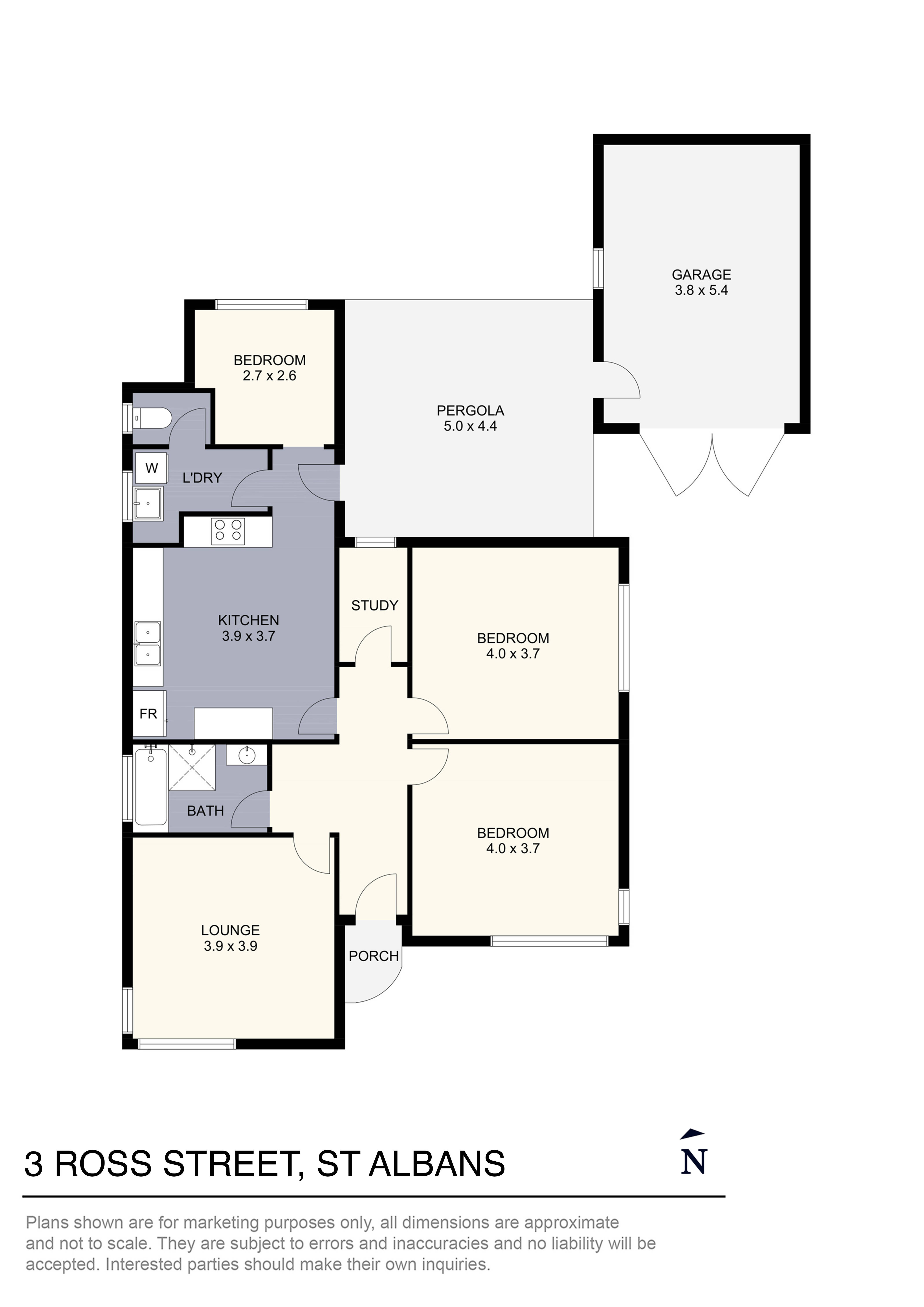 3 Ross Street, St Albans, VIC 3021 - Thumbnail 1 - 31/07/2024