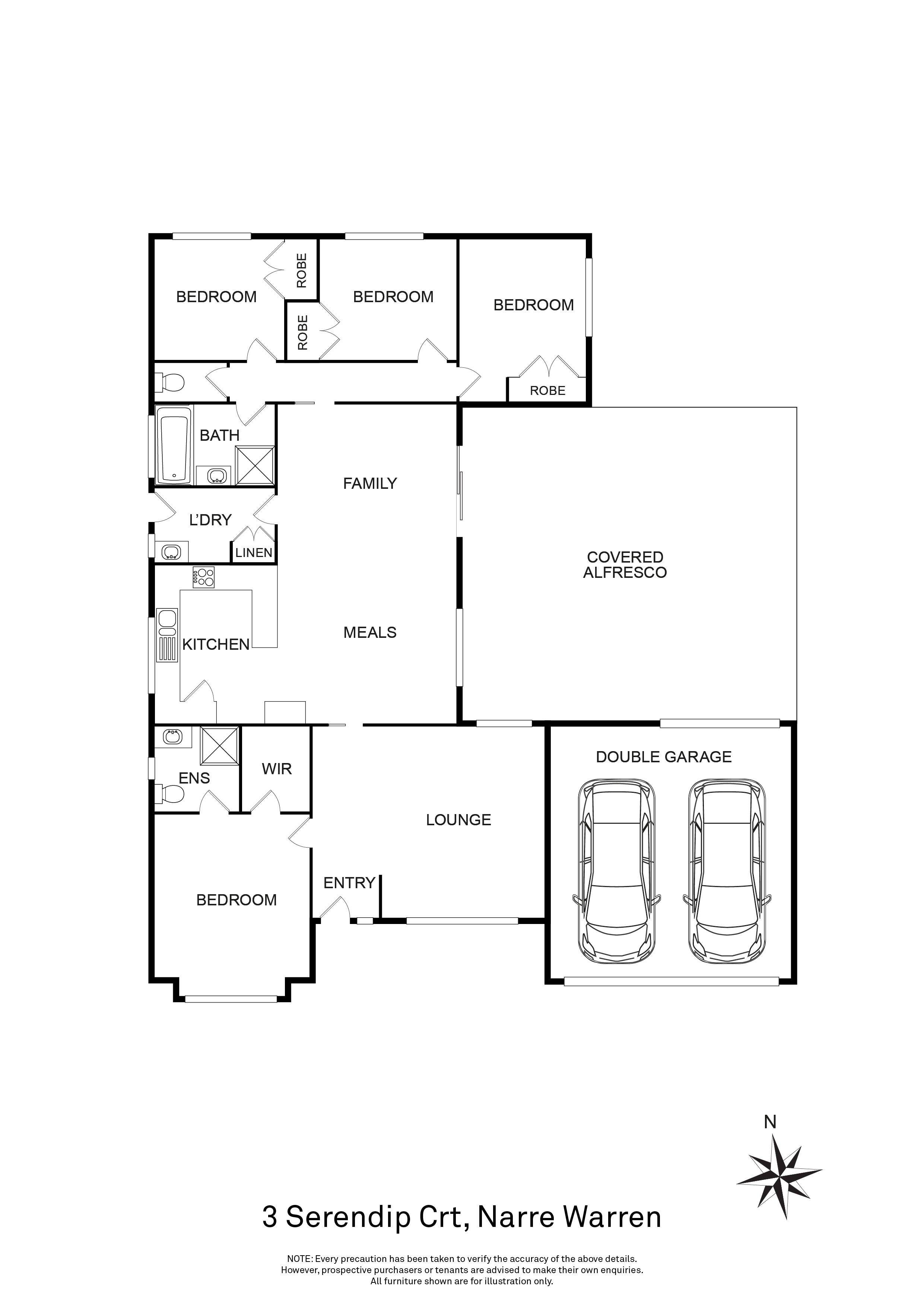 3 Serendip Court, Narre Warren, VIC 3805 - Thumbnail 1 - 25/08/2022