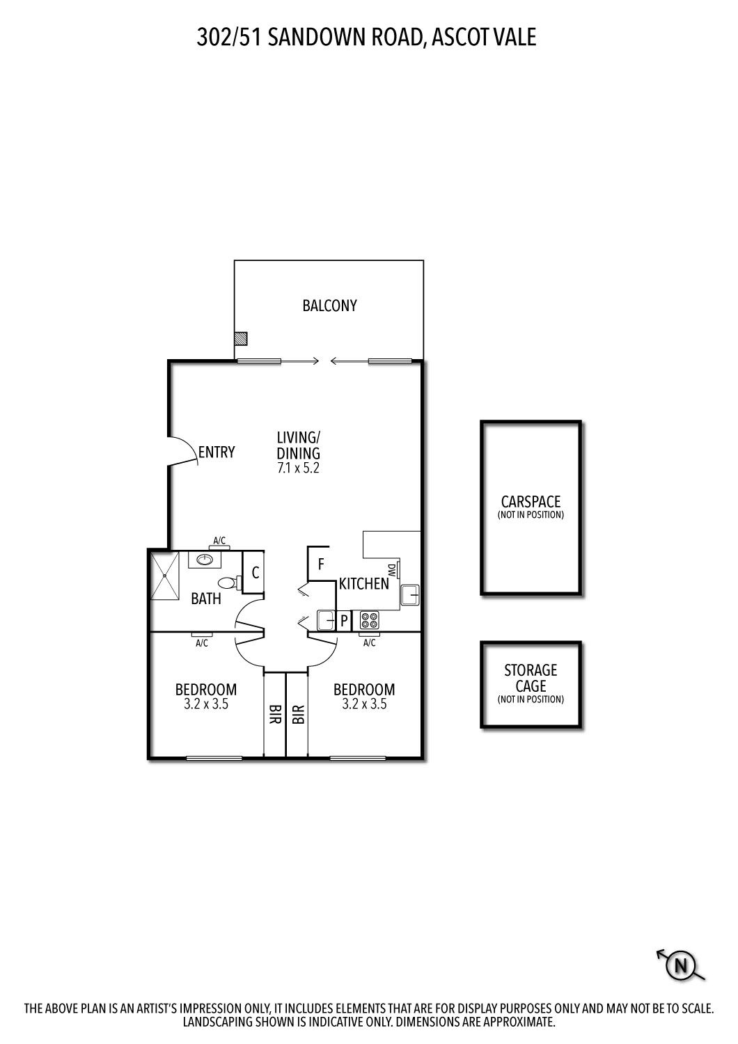 302/51 Sandown Road, Ascot Vale, VIC 3032 - Thumbnail 1 - 01/08/2023