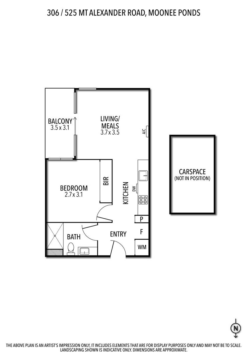 306/525 Mt Alexander Road, Moonee Ponds, VIC 3039 - Thumbnail 1 - 07/12/2022