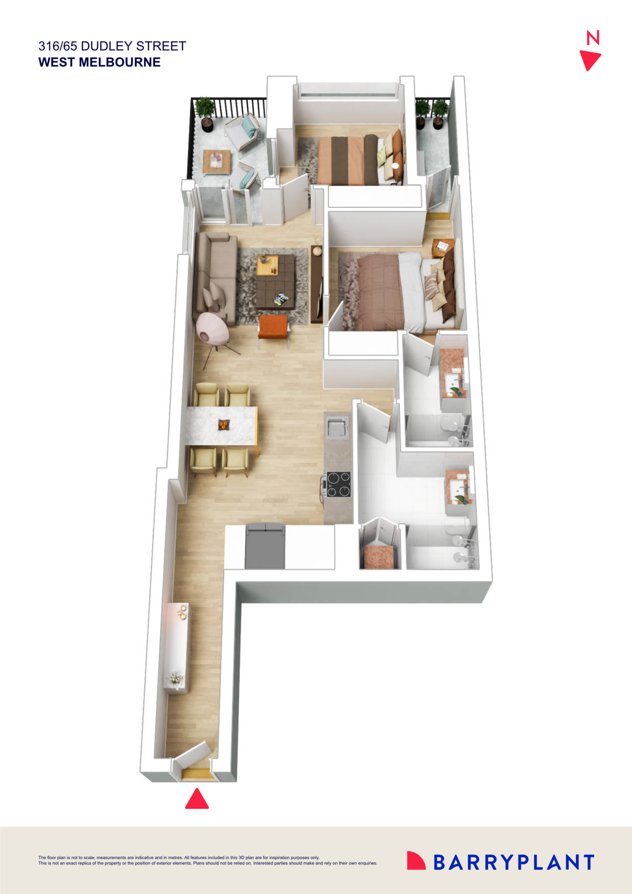 316/65 Dudley Street, West Melbourne, VIC 3003 - Thumbnail 1 - 04/03/2024