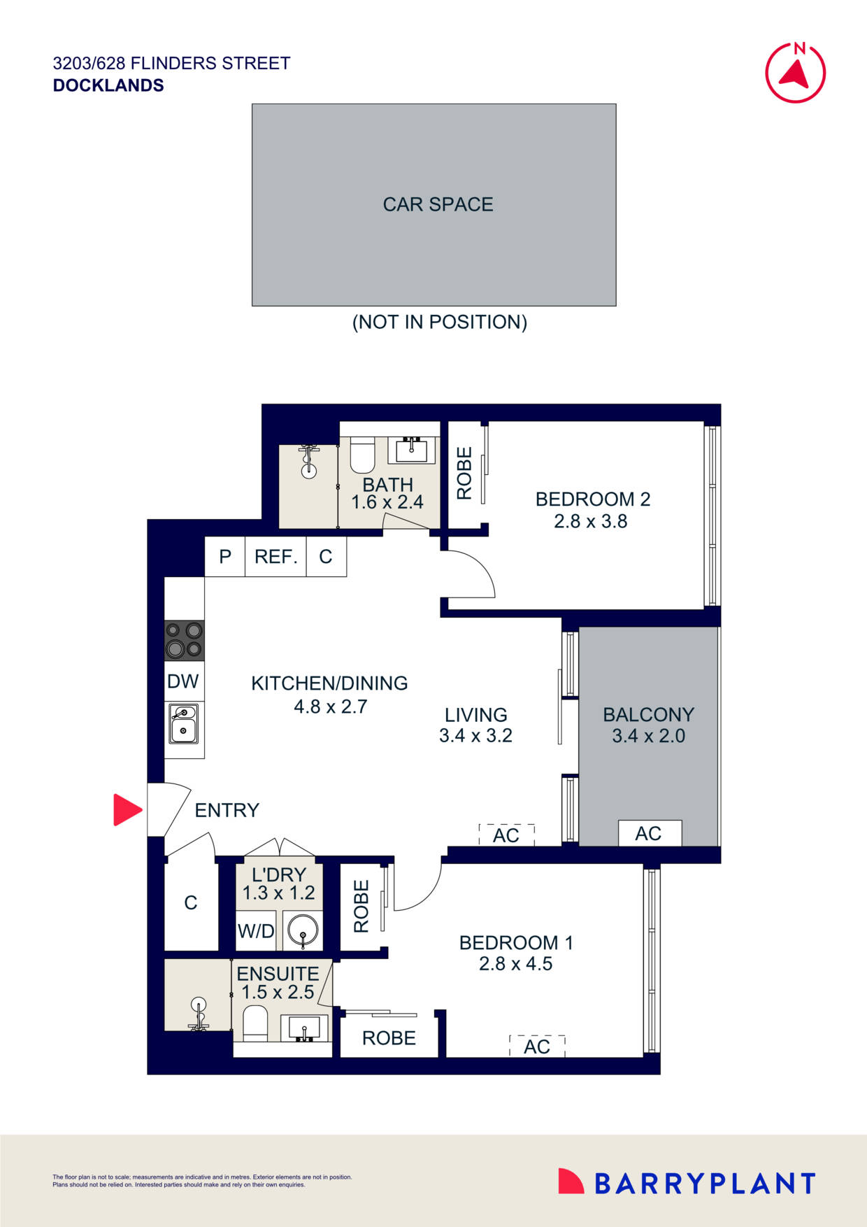 3203/628 Flinders Street, Docklands, VIC 3008 - Thumbnail 1 - 19/08/2026