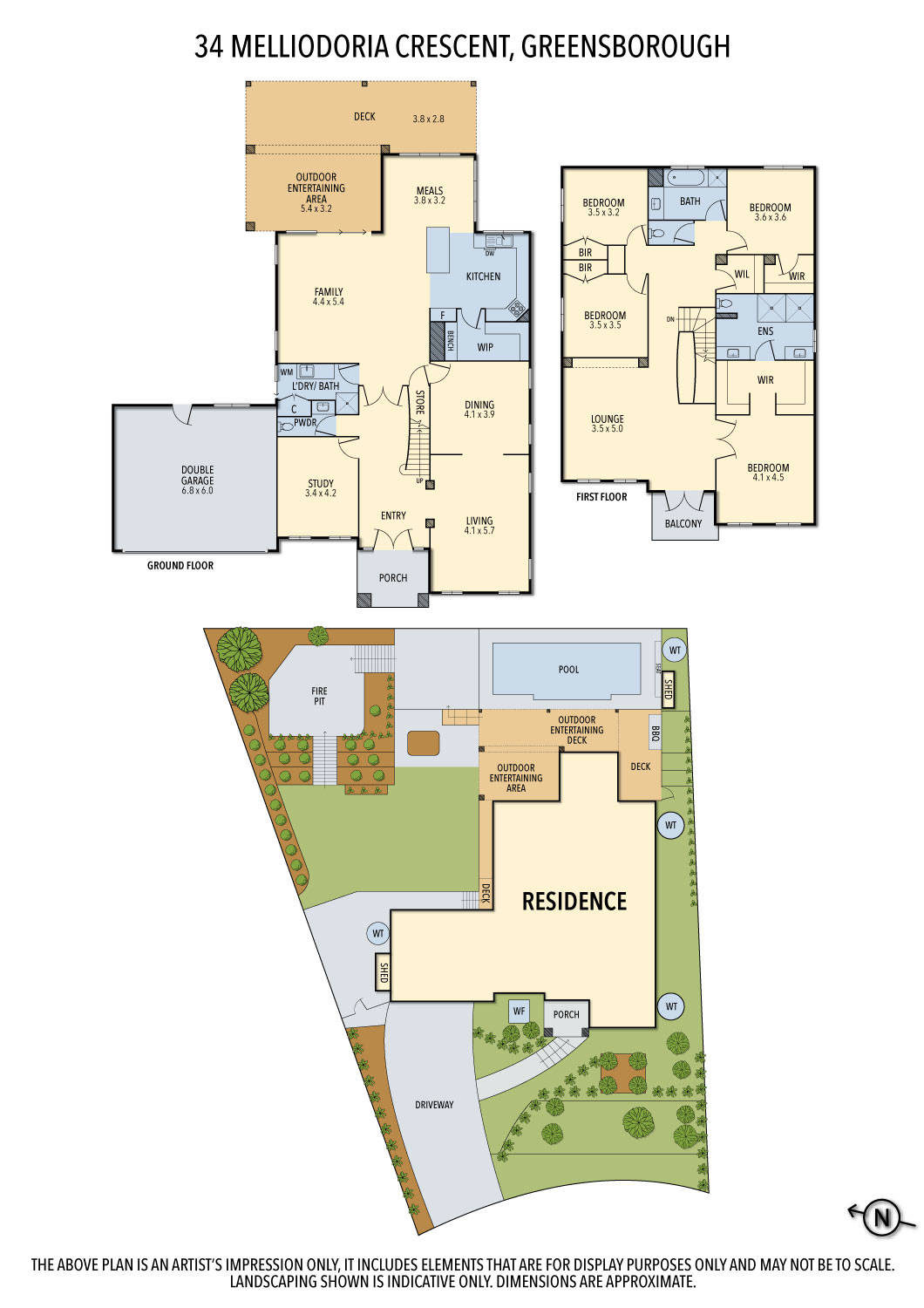 34 Melliodora Crescent, Greensborough, VIC 3088 - Thumbnail 1 - 01/02/2023