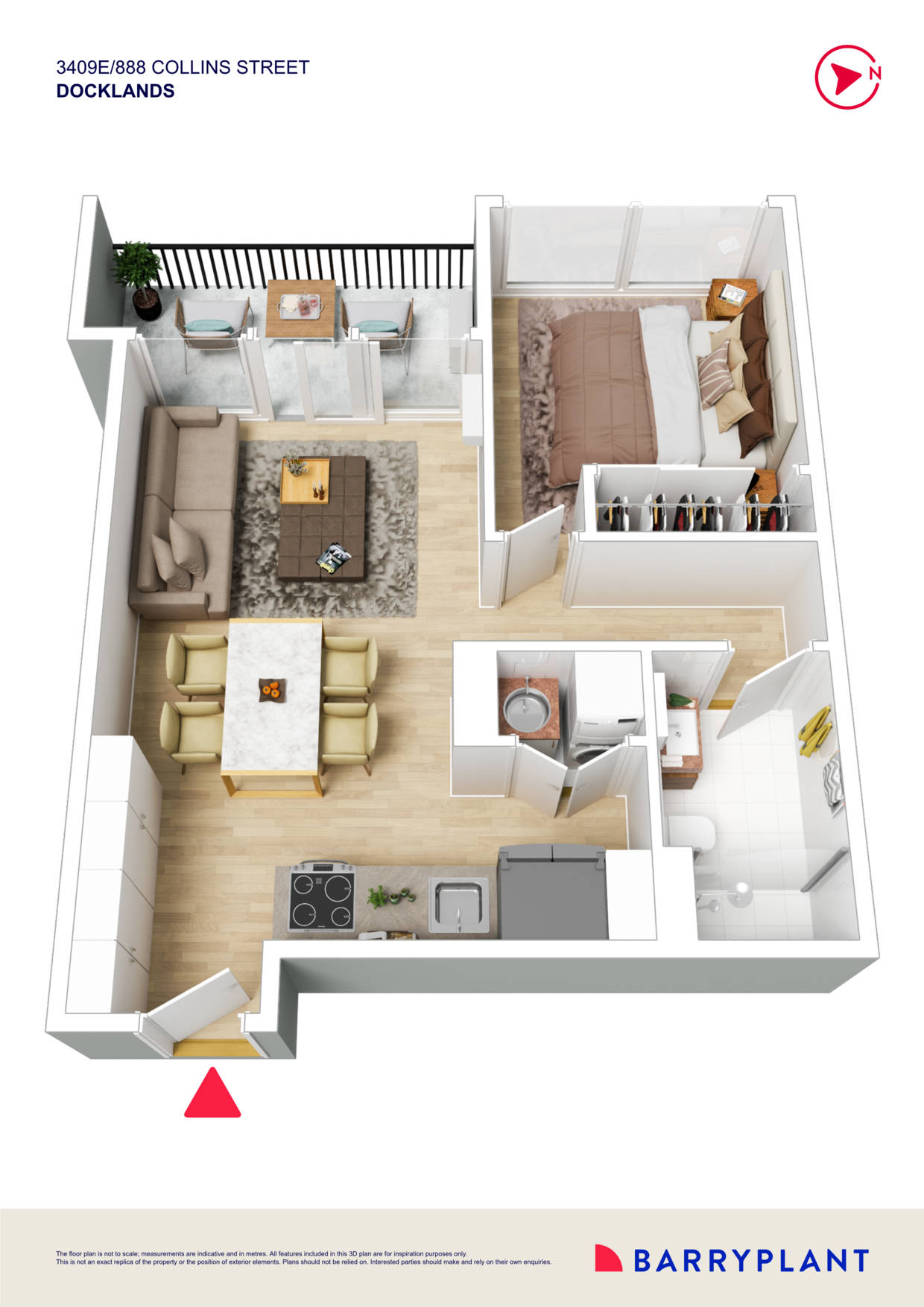 3409E/888 Collins Street, Docklands, VIC 3008 - Thumbnail 1 - 10/07/2026