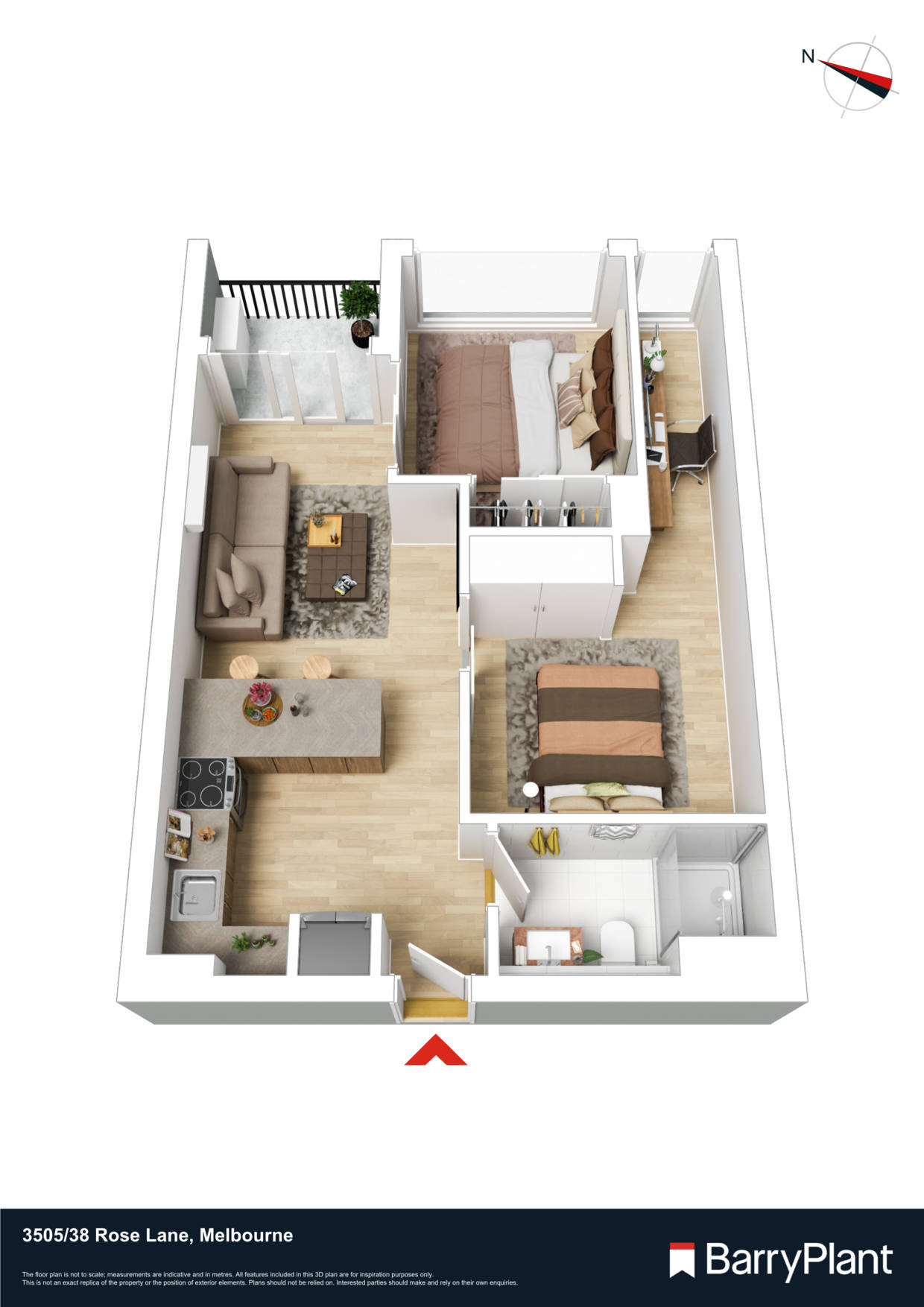 3505/38 Rose Lane, Melbourne, VIC 3000 - Thumbnail 1 - 05/07/2023