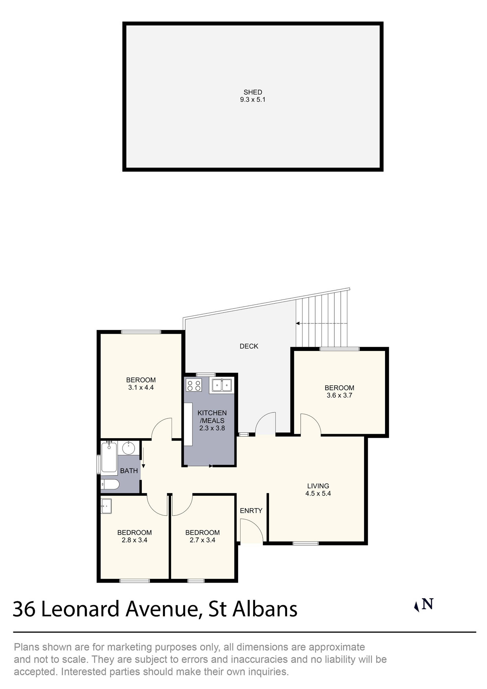 36 Leonard Avenue, St Albans, VIC 3021 - Thumbnail 1 - 19/08/2024