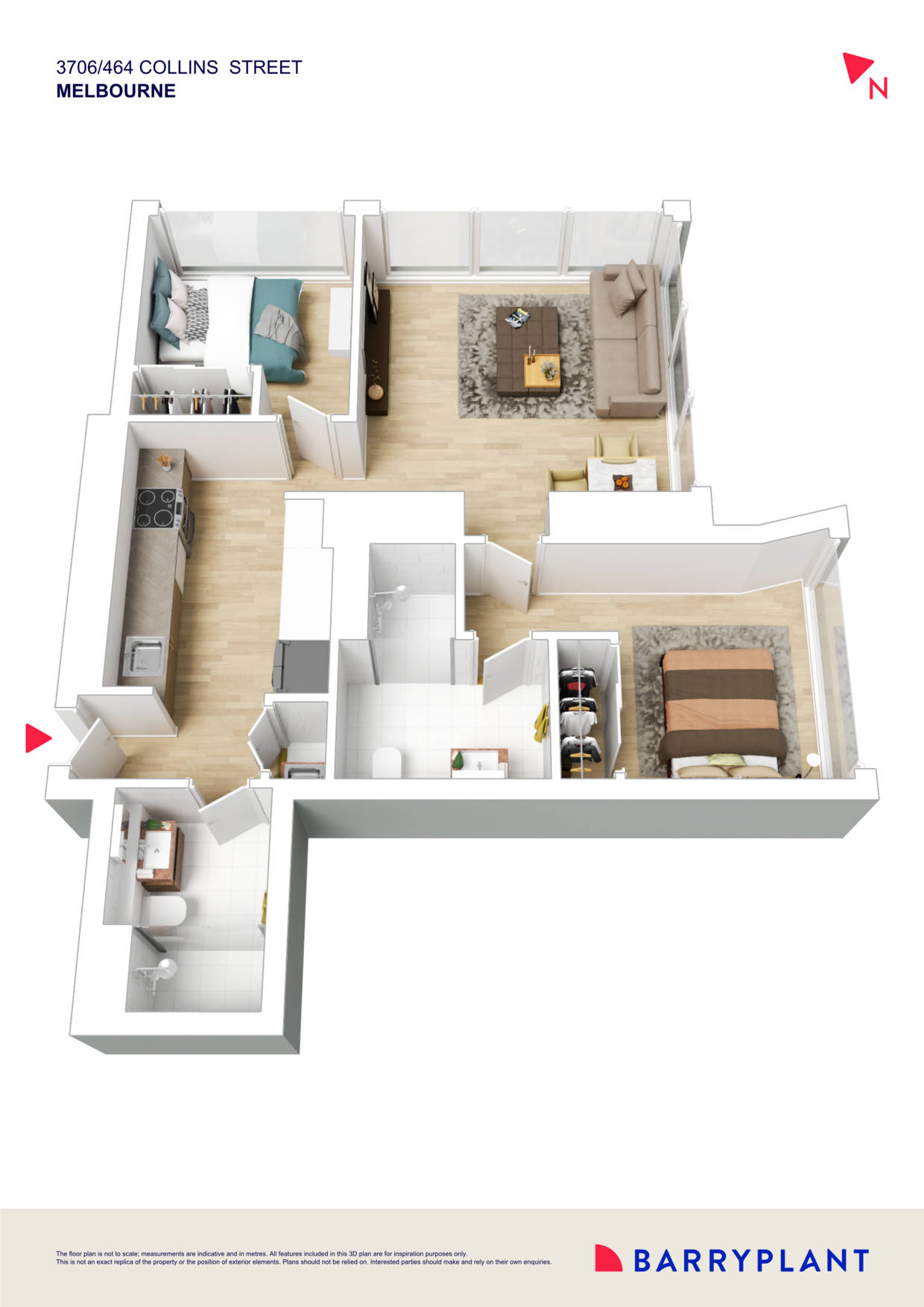 3706/464 Collins Street, Melbourne, VIC 3000 - Thumbnail 1 - 12/01/2024