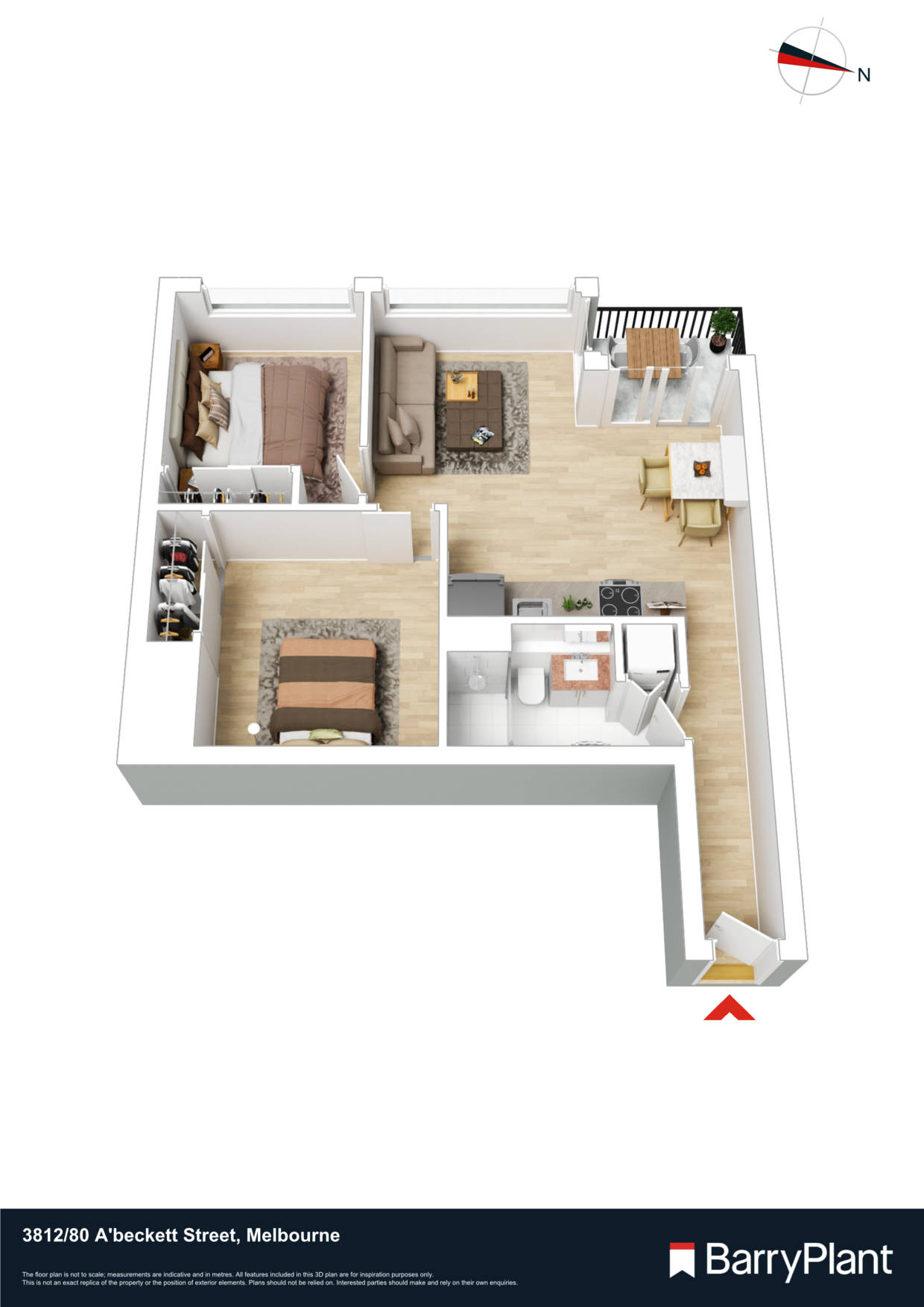 3812/80 A'beckett Street, Melbourne, VIC 3000 - Thumbnail 1 - 14/08/2023