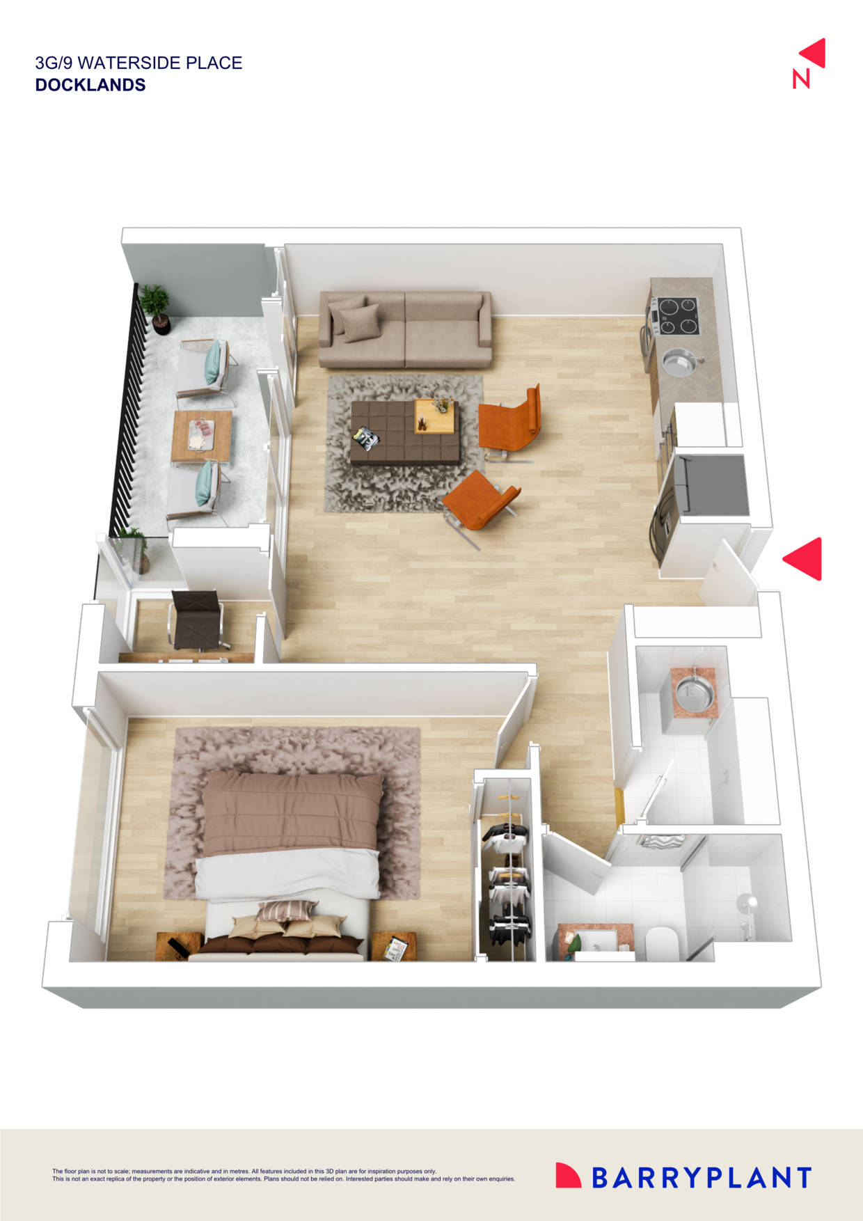 3G/9 Waterside Place, Docklands, VIC 3008 - Thumbnail 1 - 13/03/2024