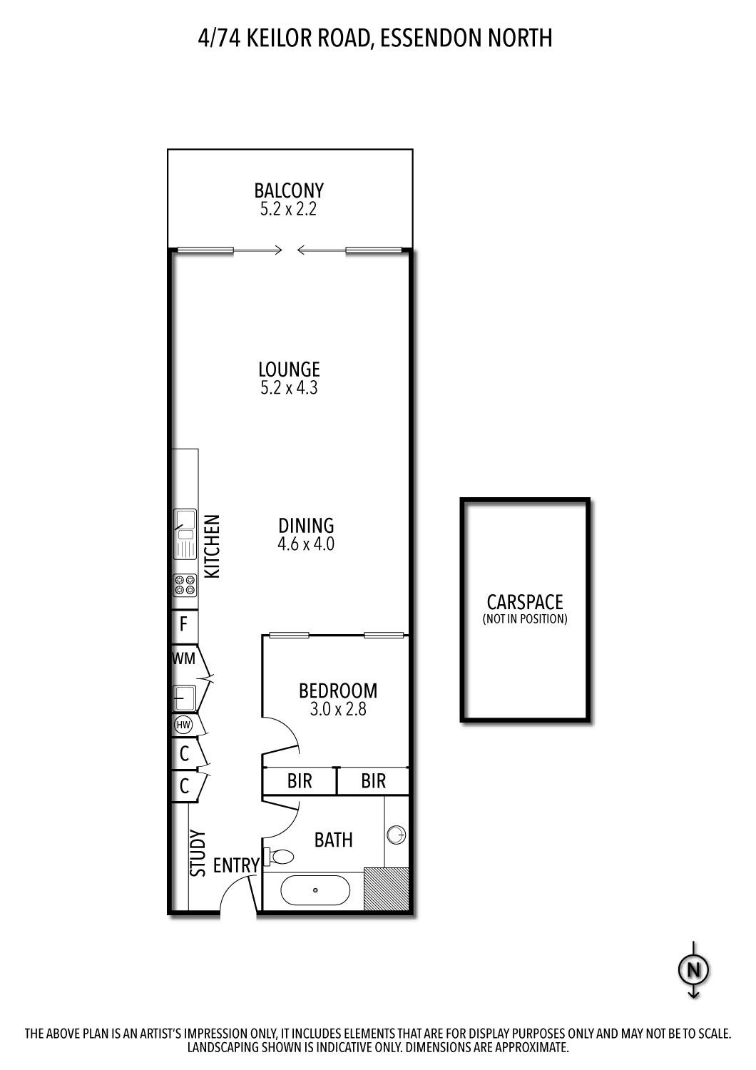4/74 Keilor Road, Essendon North, VIC 3041 - Thumbnail 1 - 16/01/2024