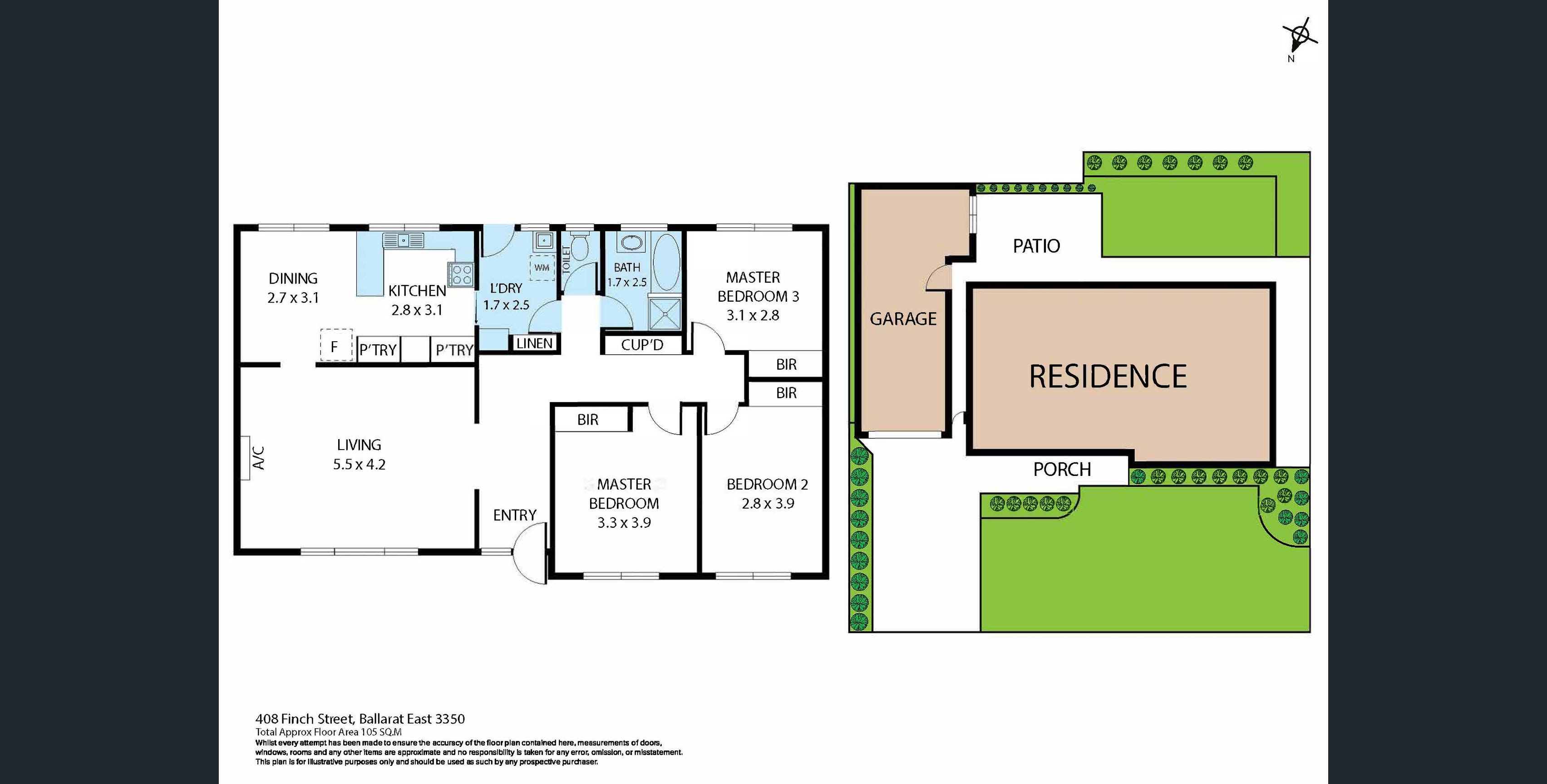 408 Finch St, Ballarat East, VIC 3350 - Thumbnail 1 - 19/06/2025
