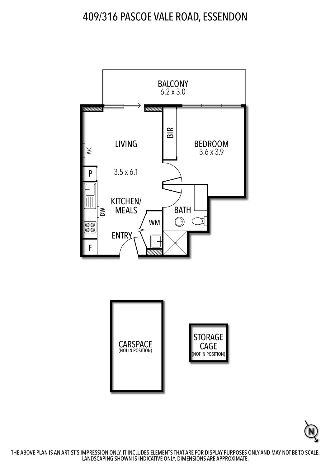 409/316 Pascoe Vale Road, Essendon, VIC 3040 - Thumbnail 1 - 07/06/2023